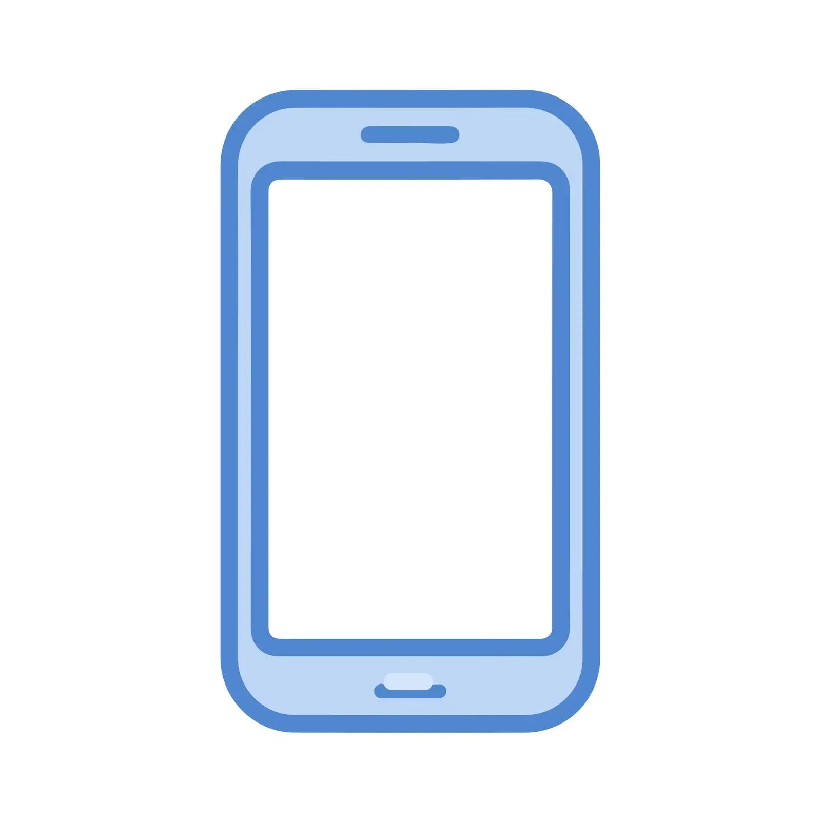 Smartphone Outline Icon Design — free download from Dotvec