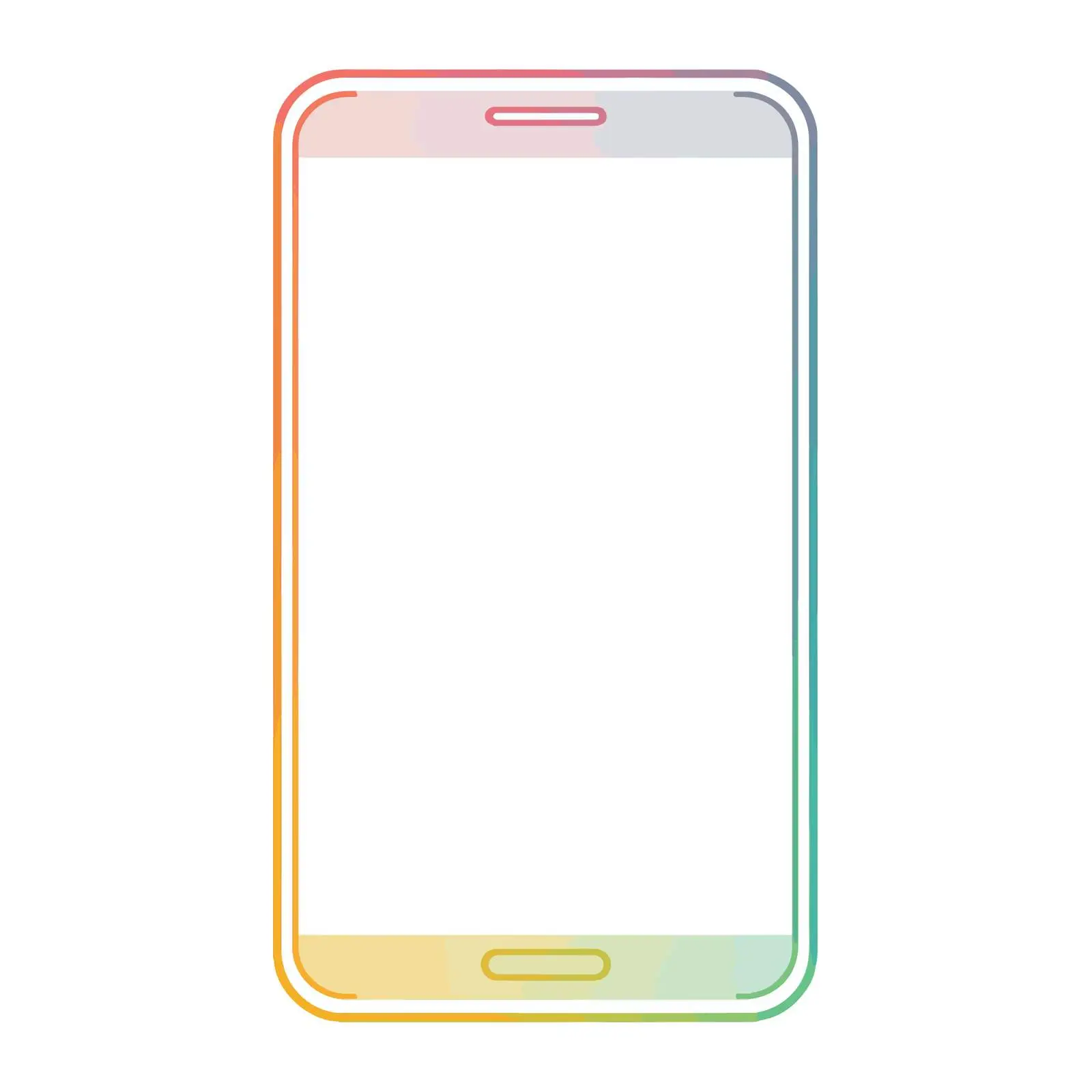 Smartphone Outline Icon — free download from Dotvec