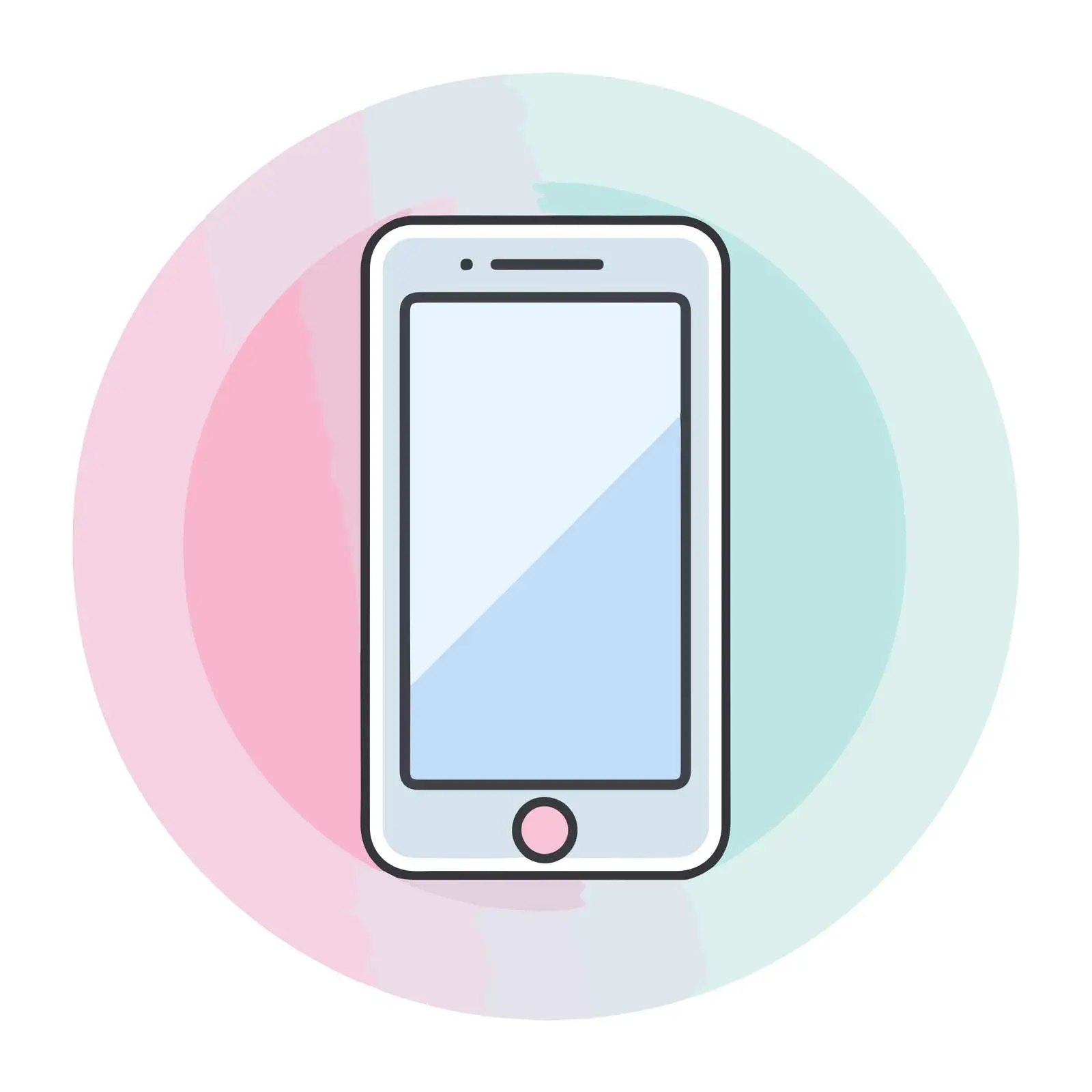 Outline Smartphone Icon — free download from Dotvec