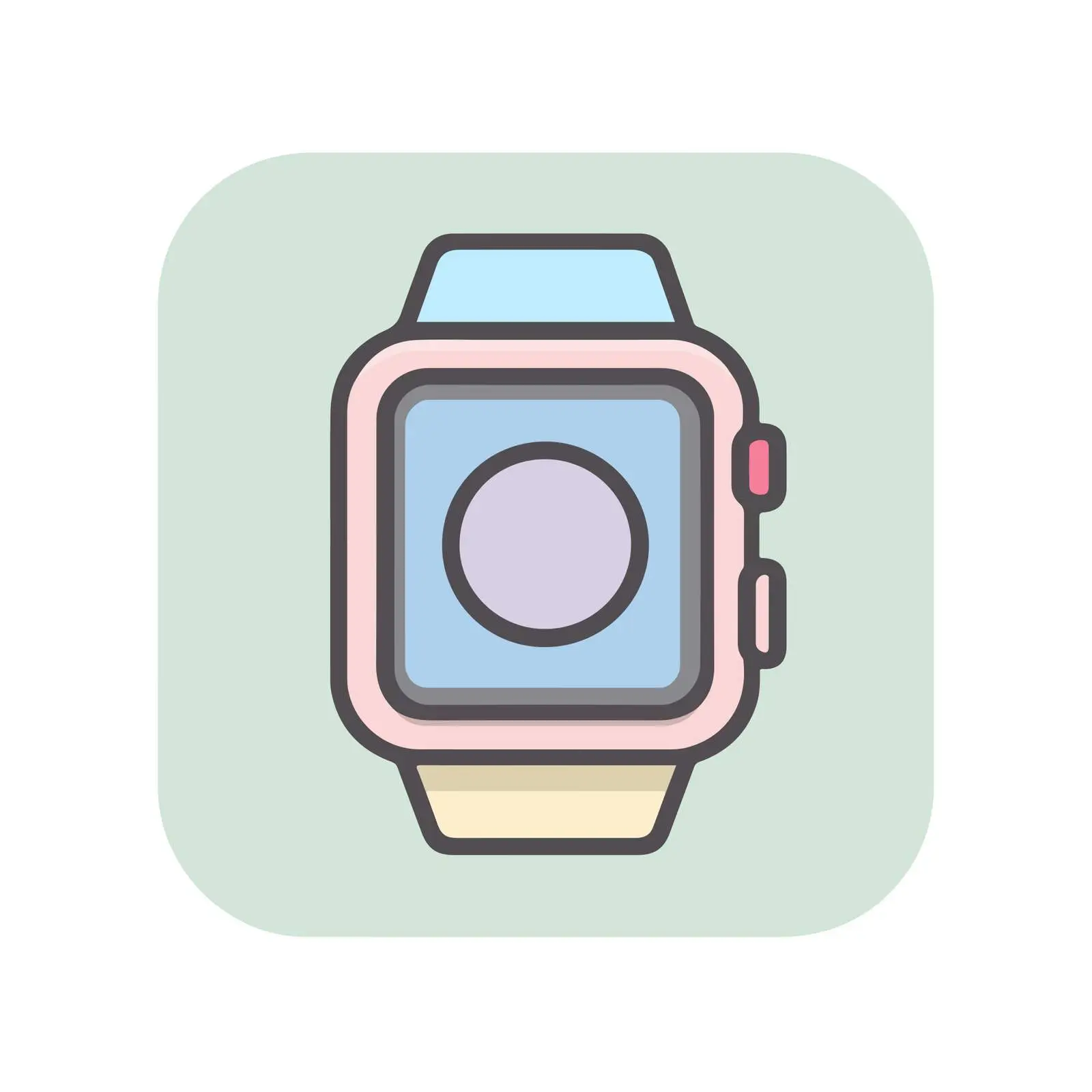 Outline Smartwatch Icon — free download from Dotvec