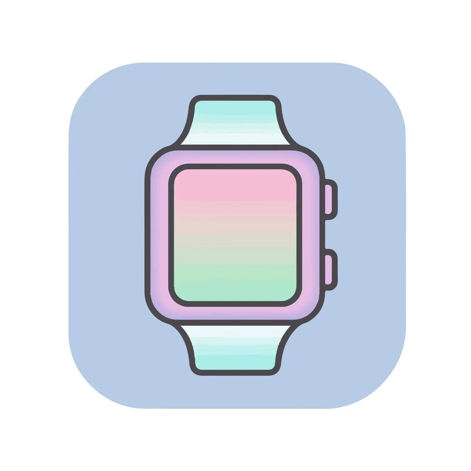 Smartwatch Outline Icon — free download from Dotvec