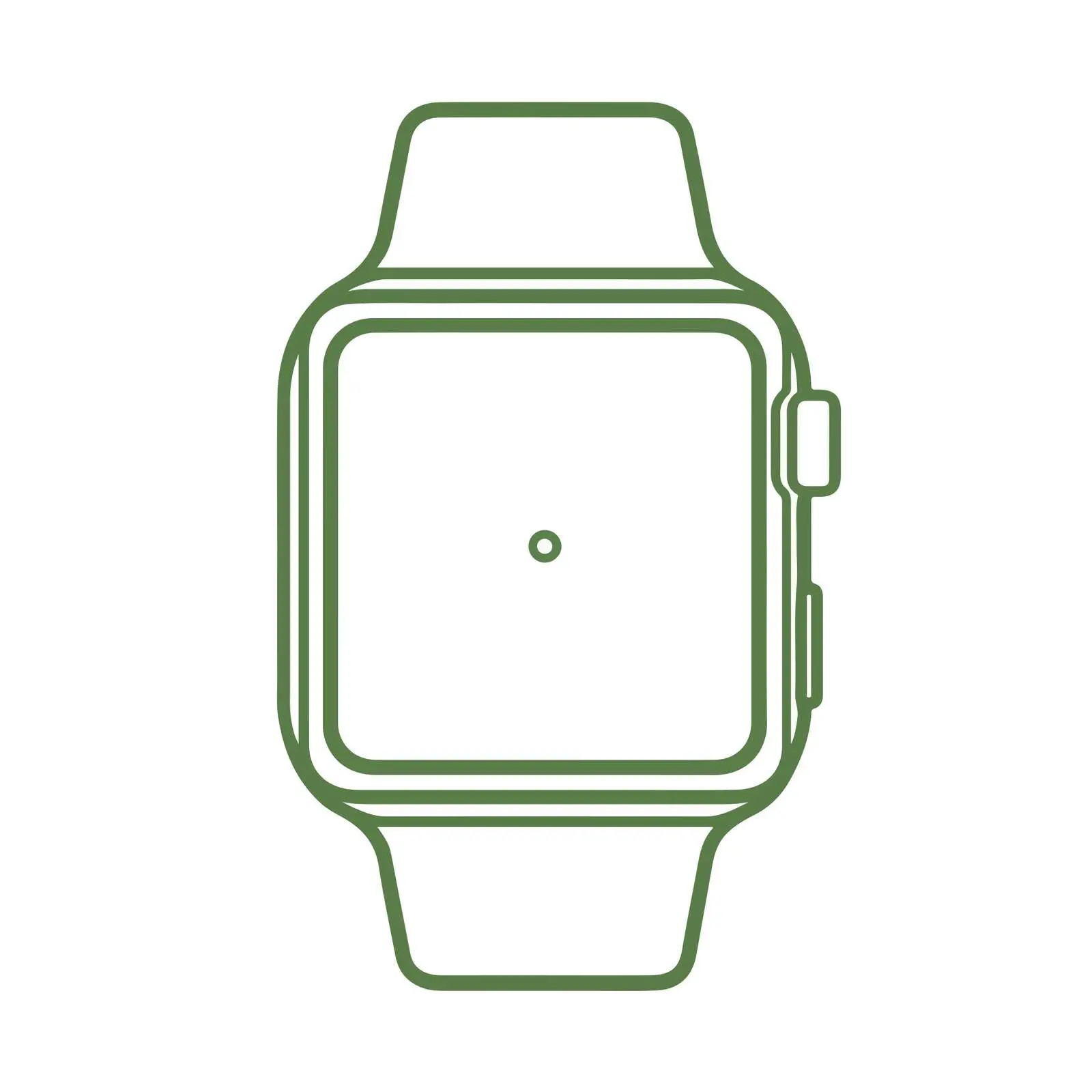Smartwatch Outline Icon — free download from Dotvec