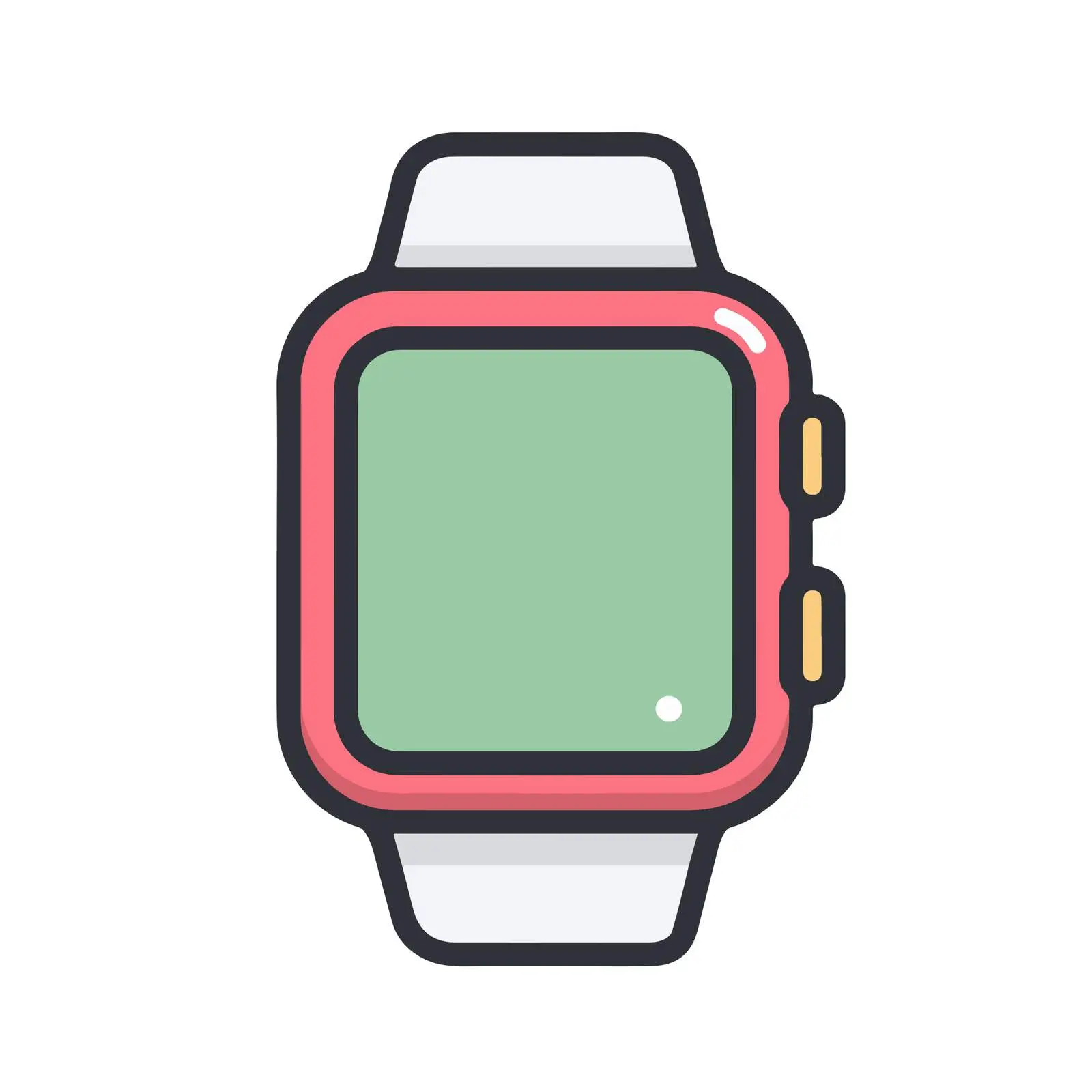 Smartwatch Outline Icon — free download from Dotvec