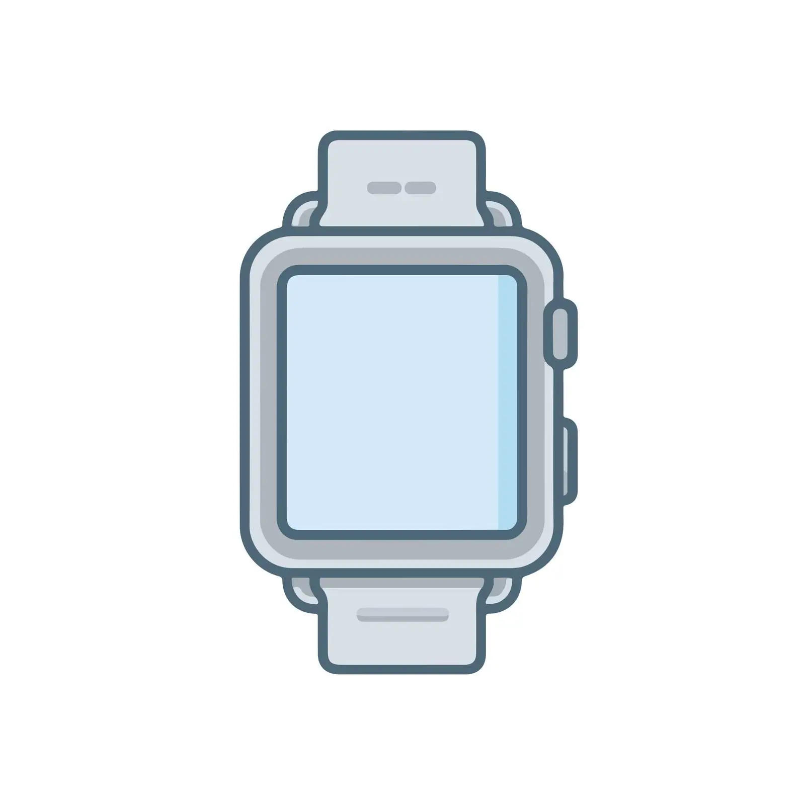 Smartwatch Icon in Monochrome Style — free download from Dotvec