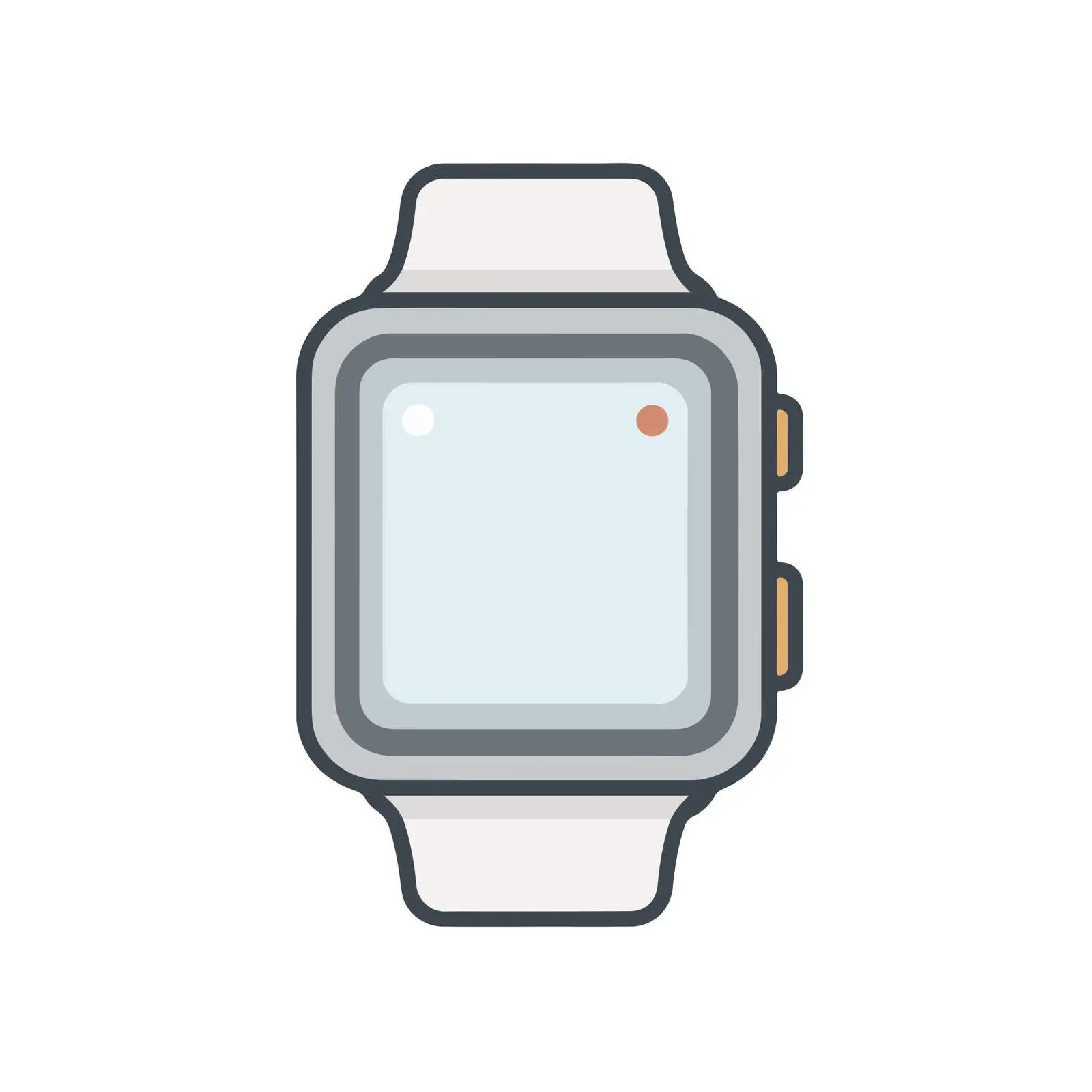 Smartwatch Outline Design Icon — free download from Dotvec