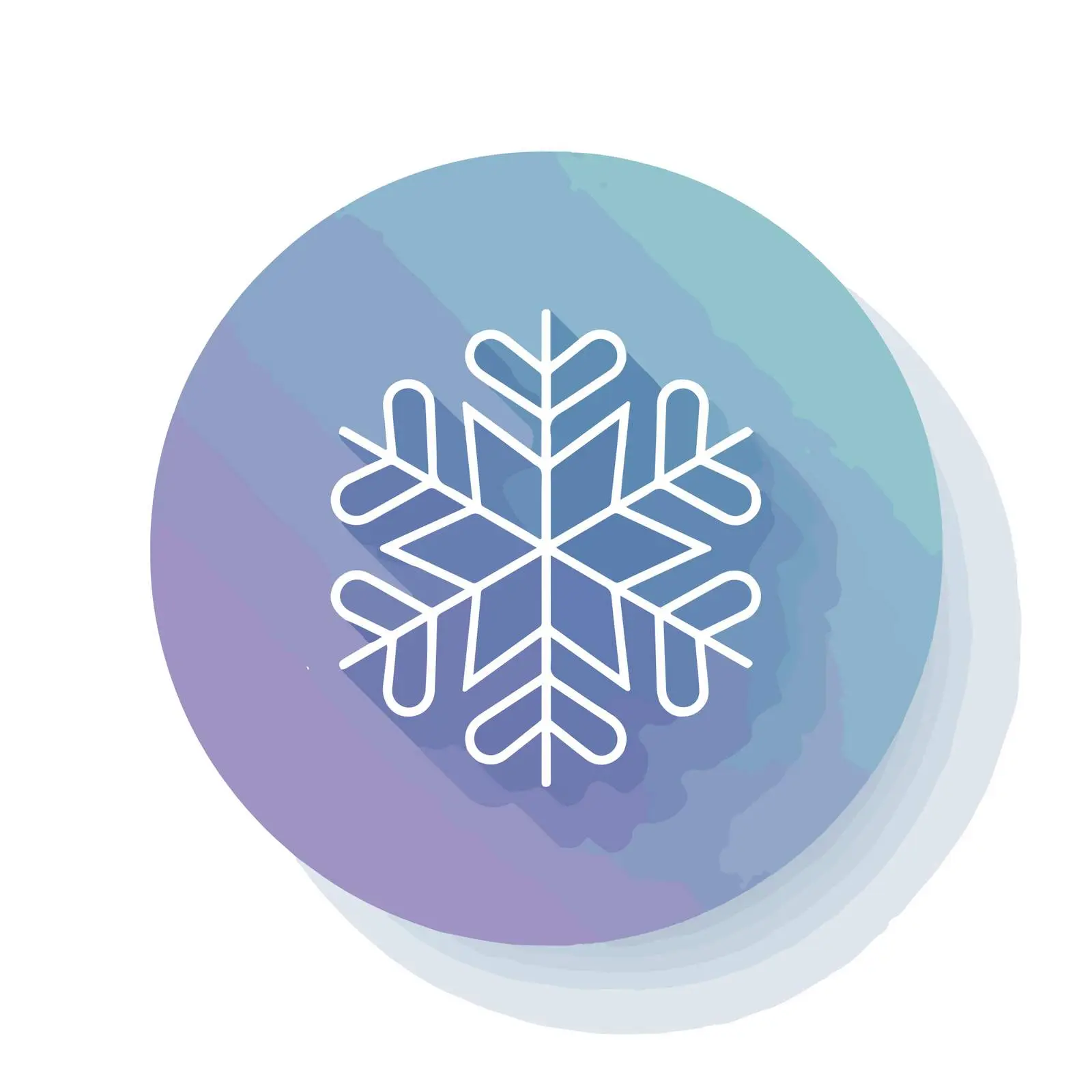 Snowflake Clean UI Icon — free download from Dotvec