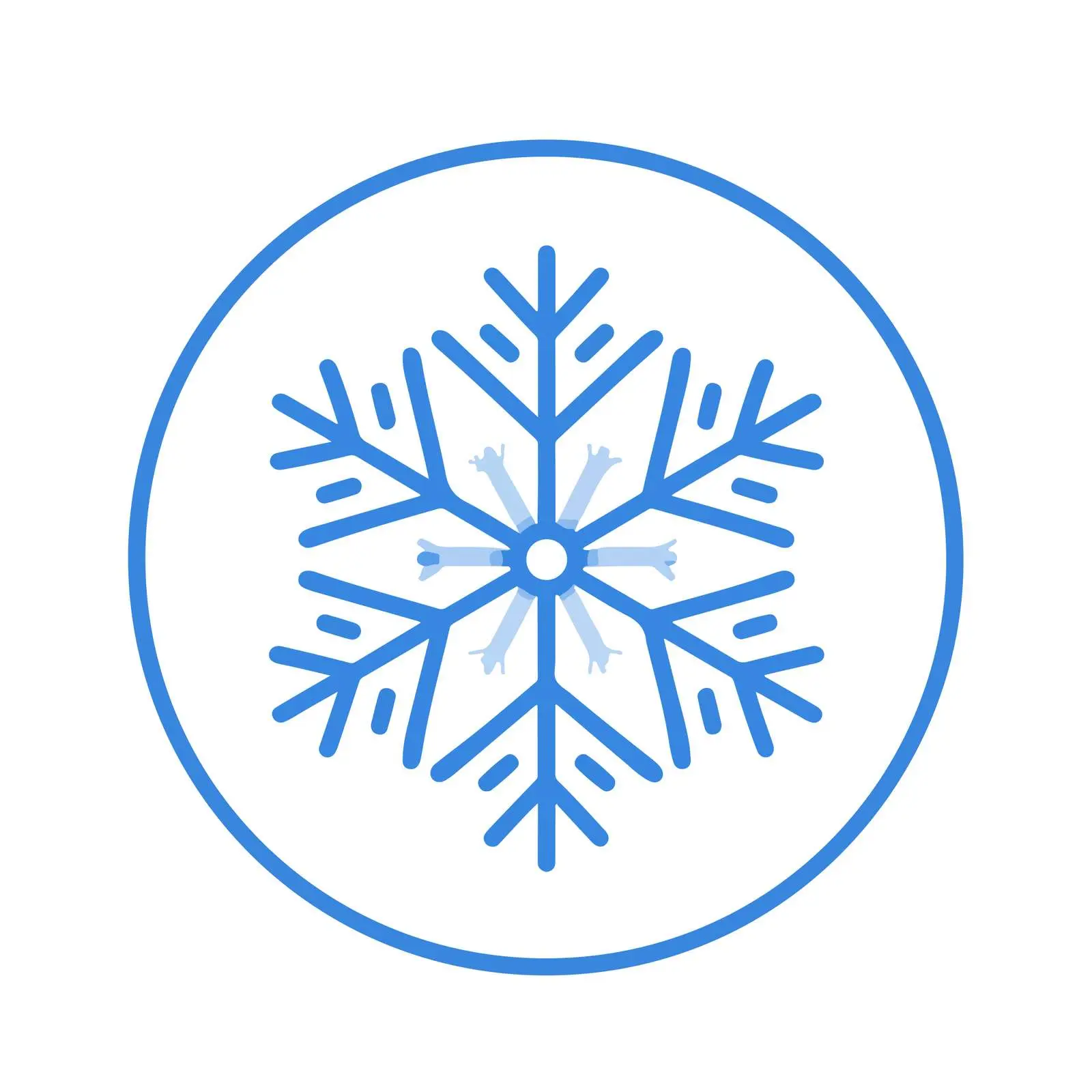 Snowflake Outline Icon — free download from Dotvec