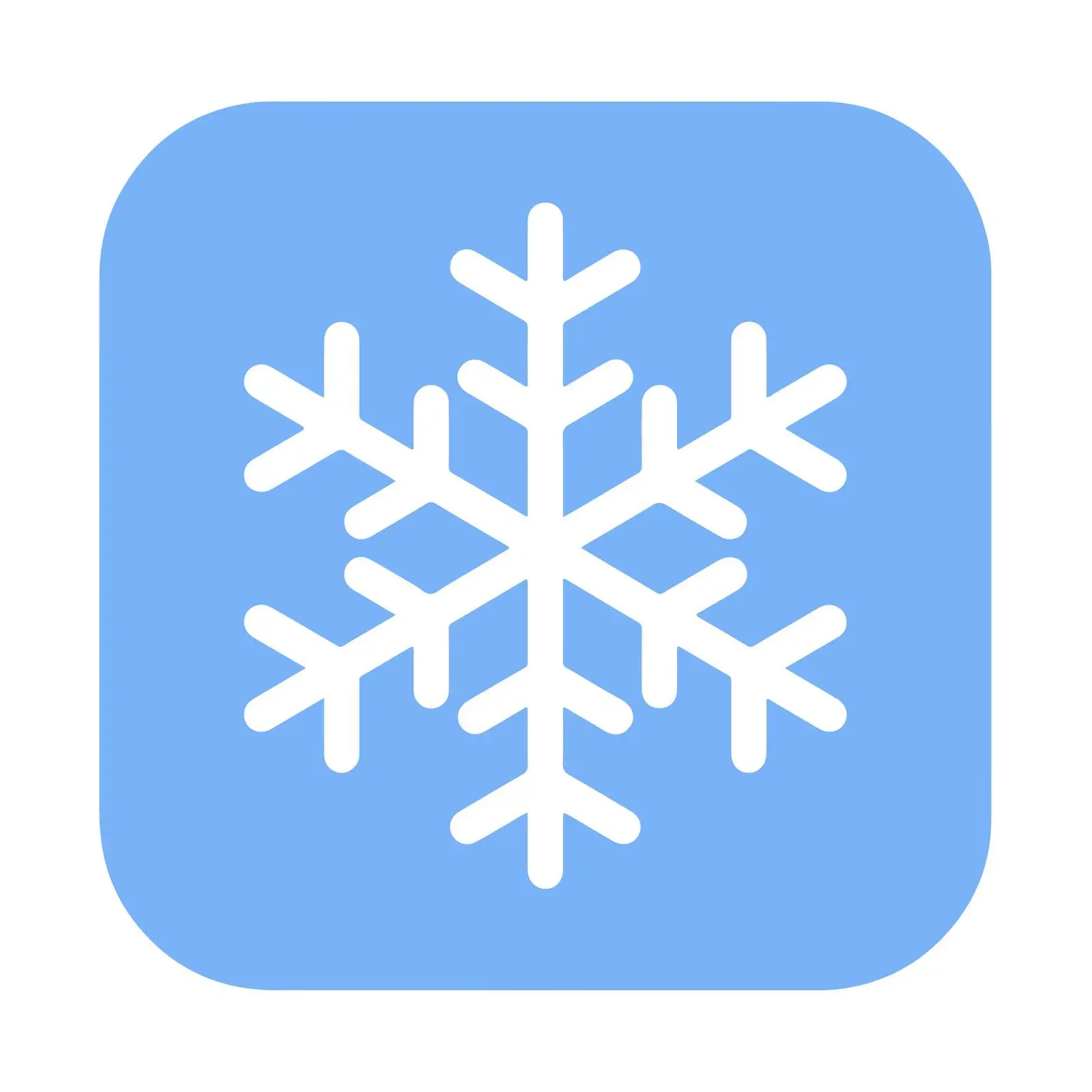 Snowflake Outline Icon — free download from Dotvec