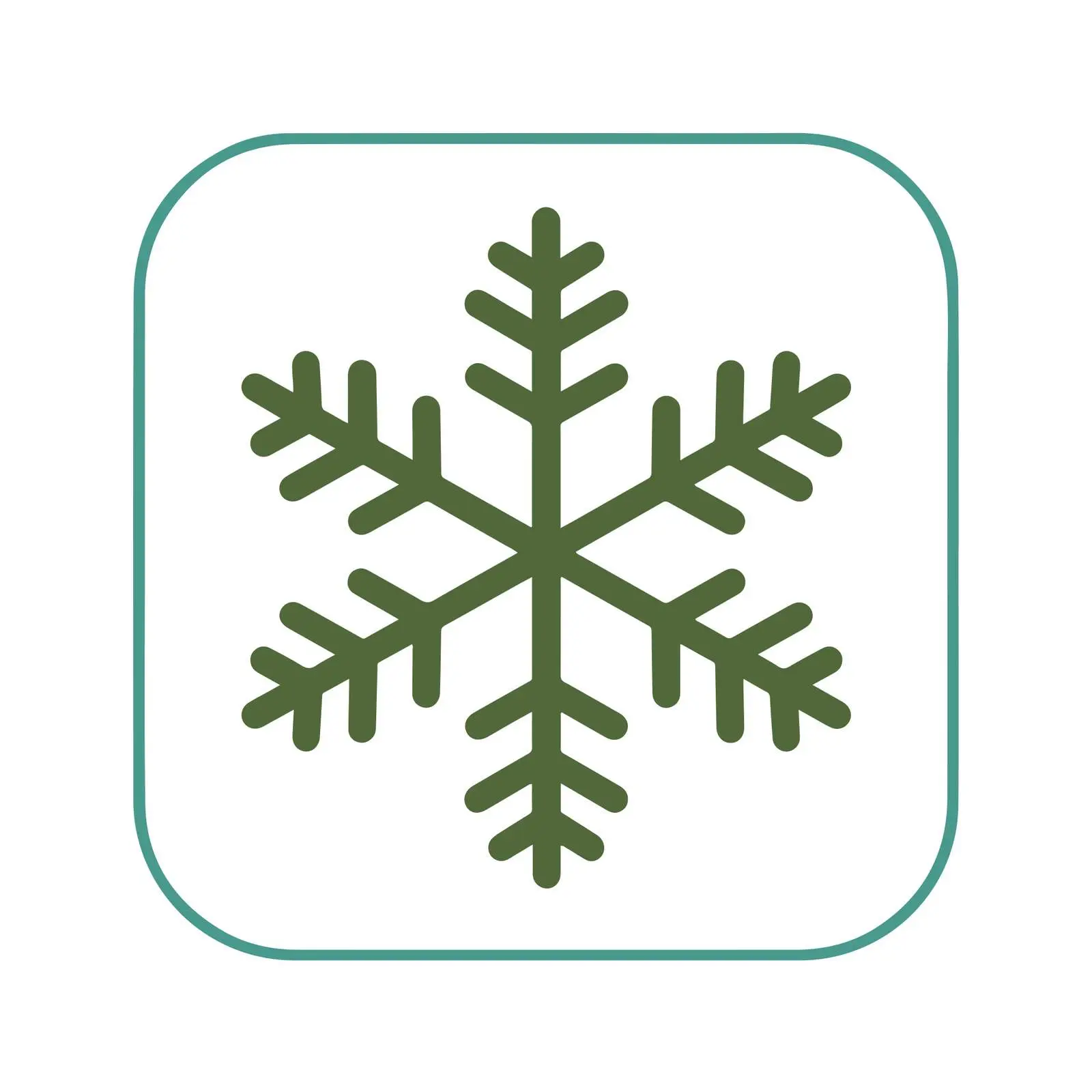 Snowflake Outline Icon — free download from Dotvec