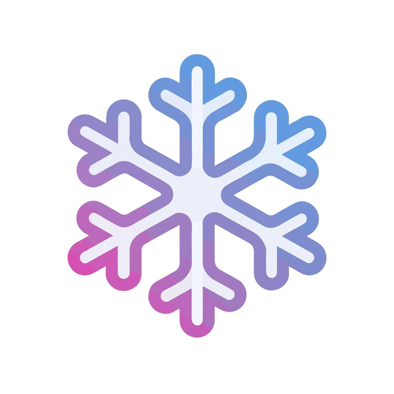 Snowflake Outline Icon Clean Design — free download from Dotvec