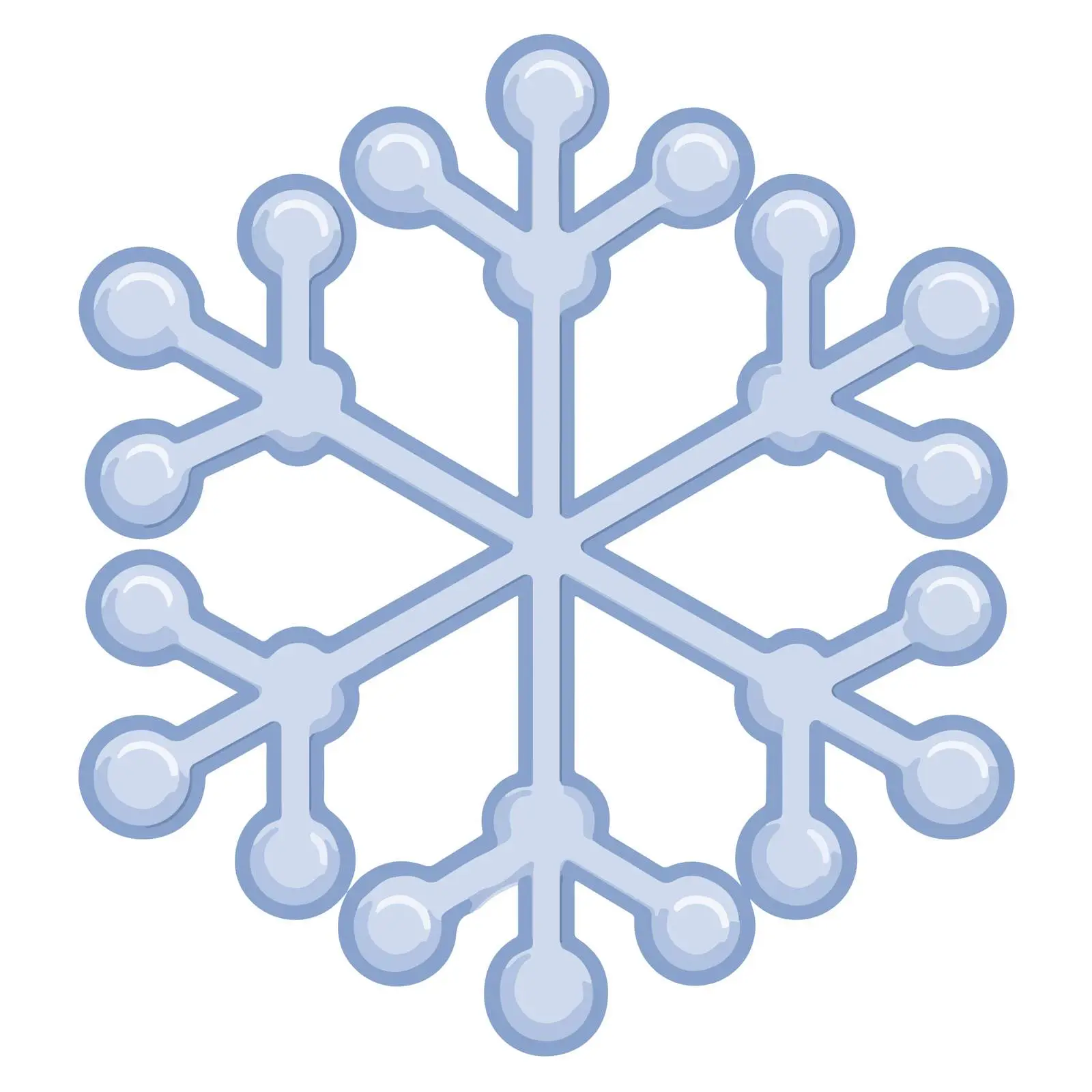 Snowflake Pictogram Icon — free download from Dotvec