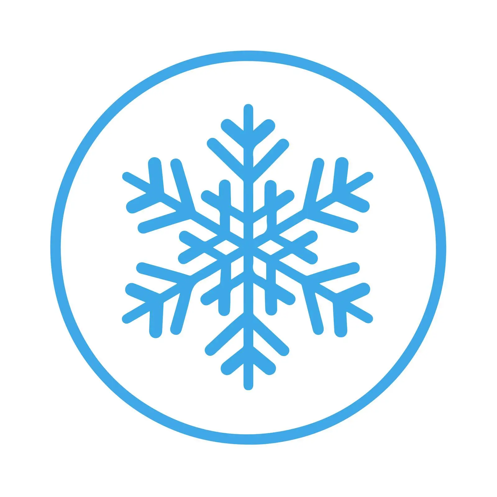 Snowflake Geometric Icon — free download from Dotvec
