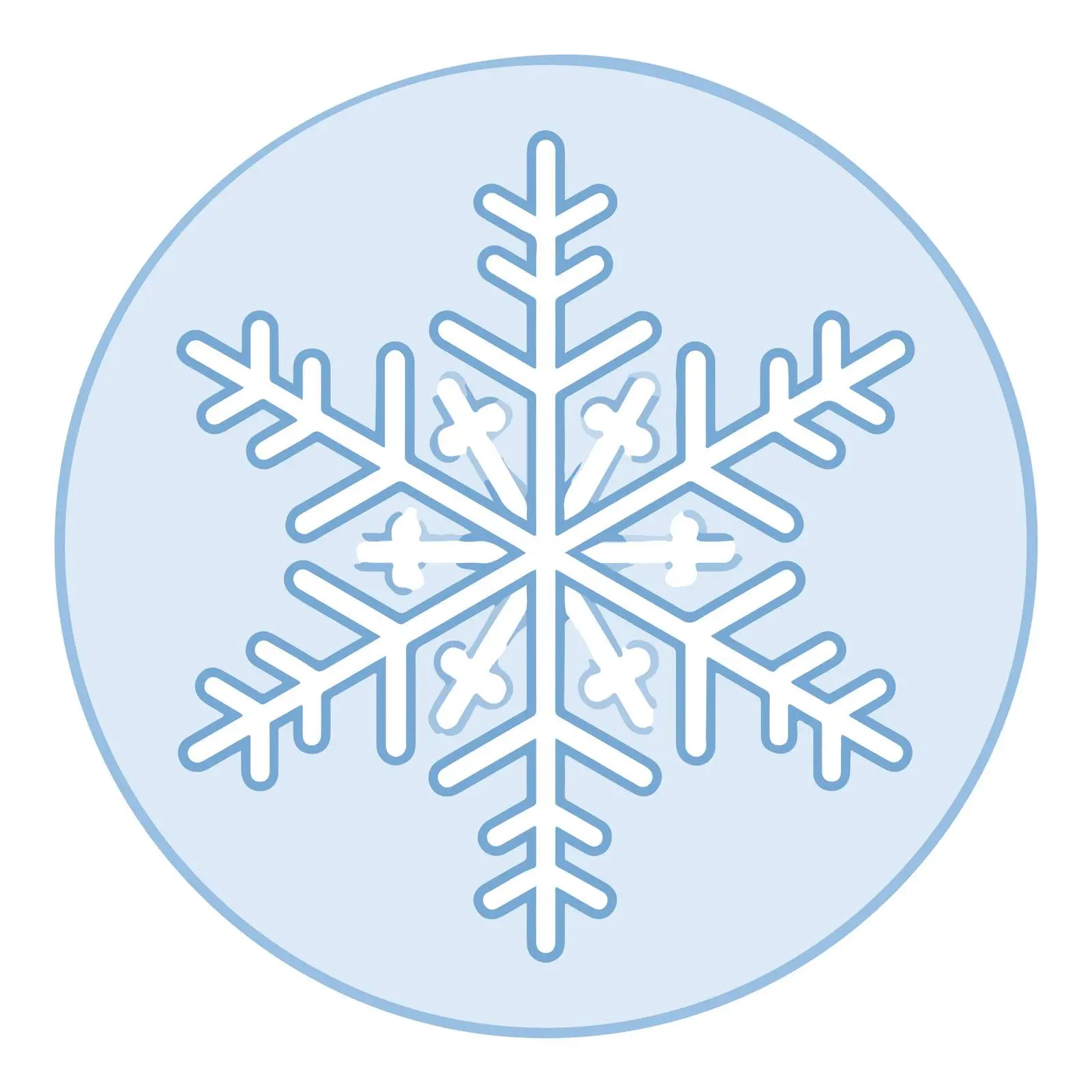Snowflake Duotone Icon — free download from Dotvec