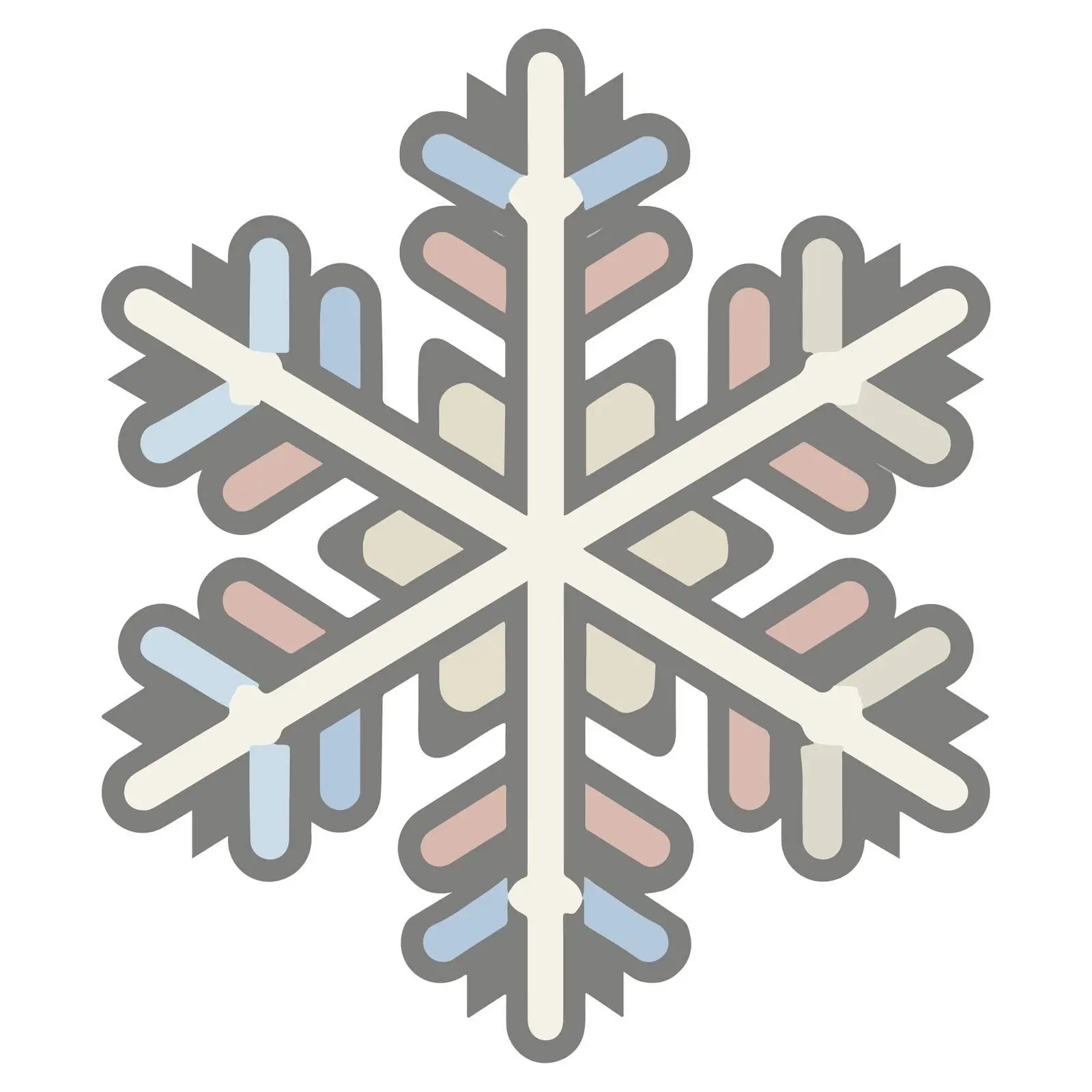 Snowflake Outline Icon — free download from Dotvec