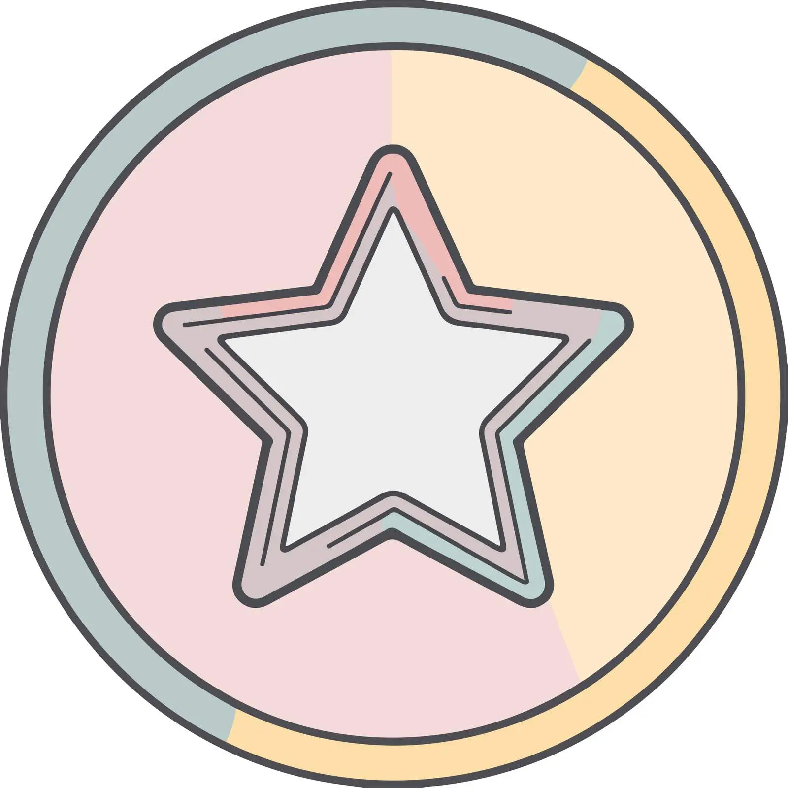 Flat Star Icon Design — free download from Dotvec
