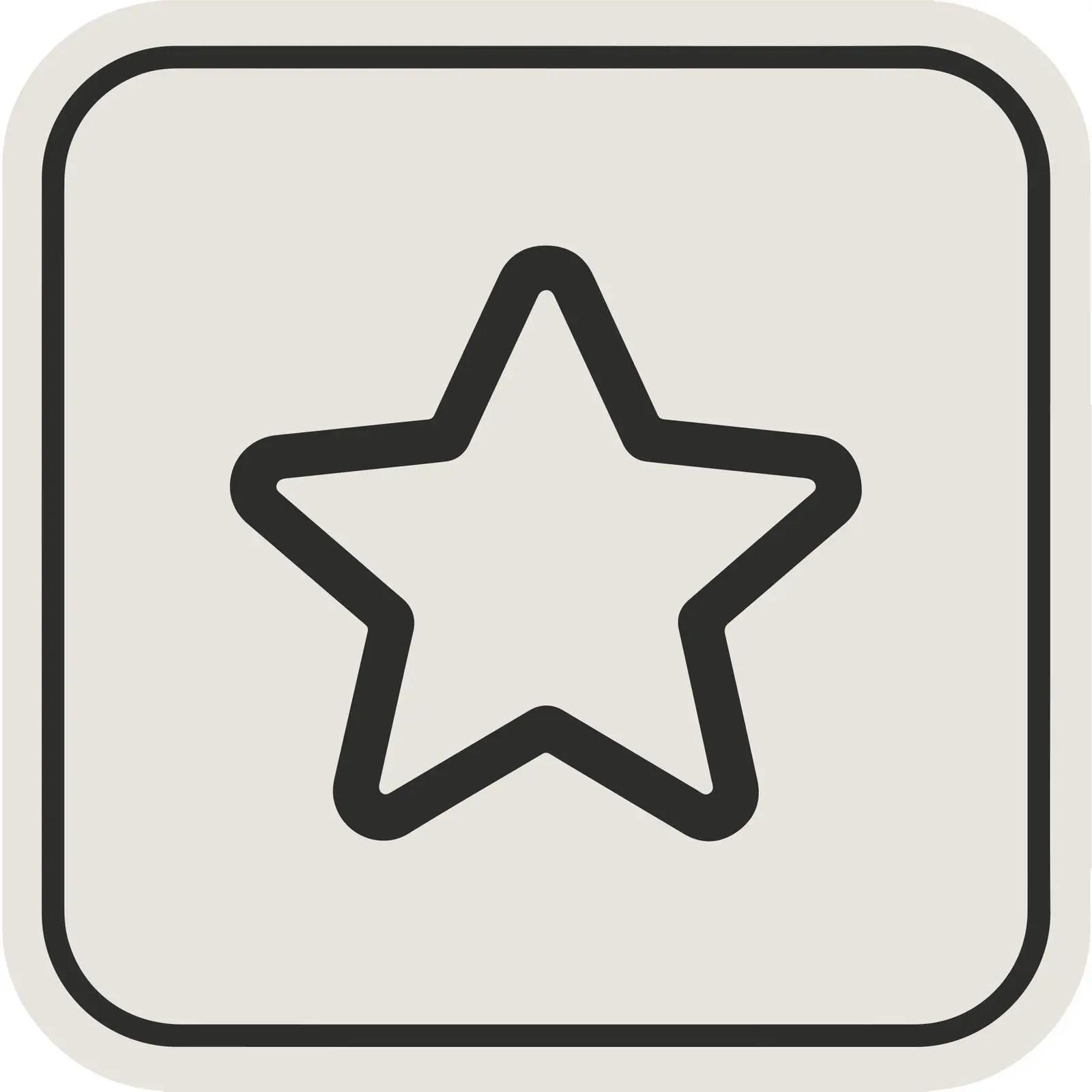Minimalistic Outline Star Icon — free download from Dotvec