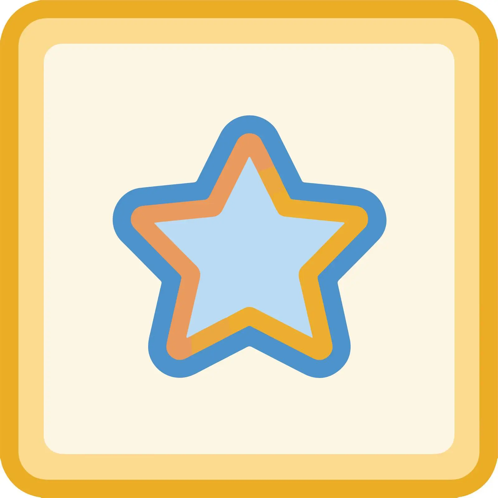 High-Contrast Star Icon — free download from Dotvec
