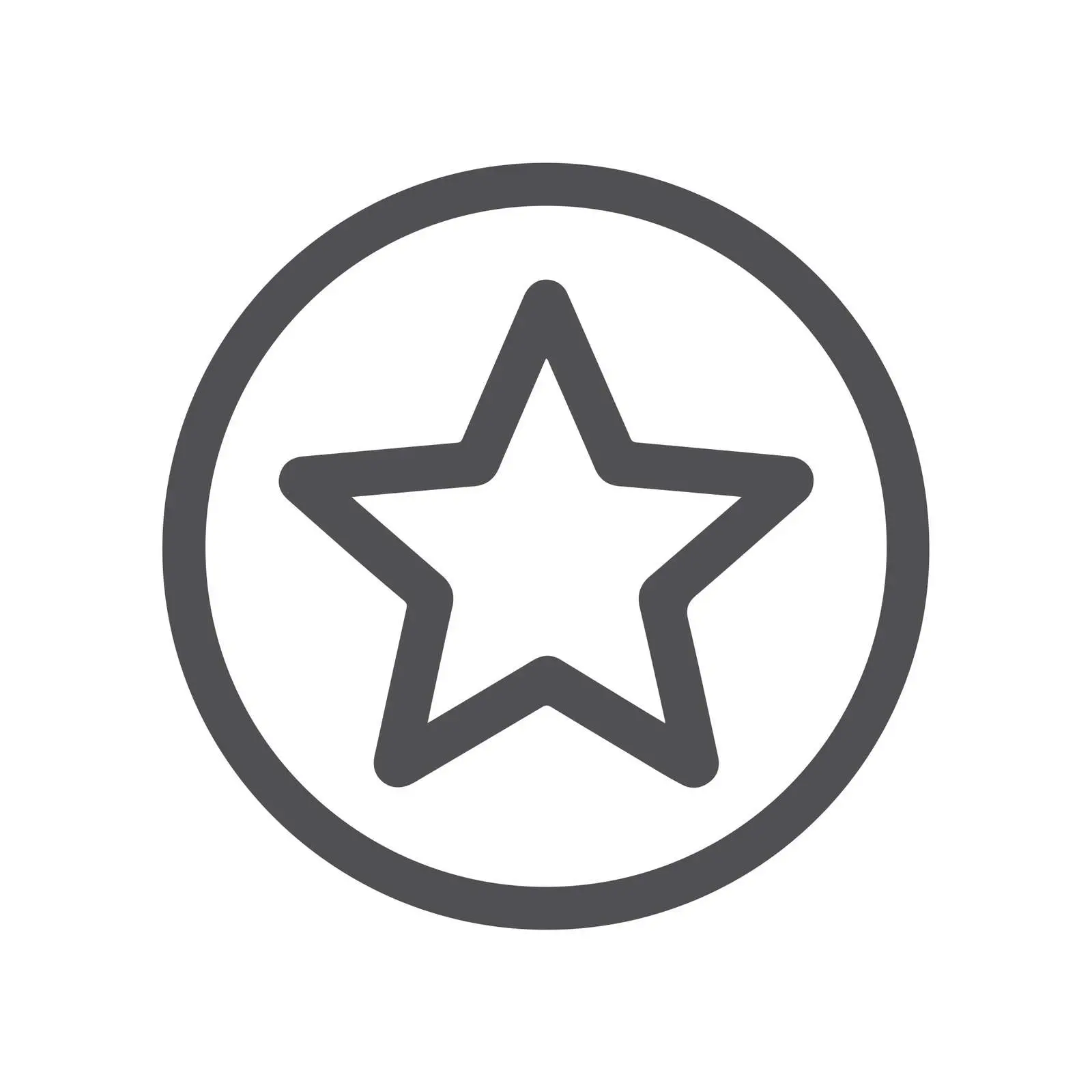Minimal Star Outline Icon — free download from Dotvec