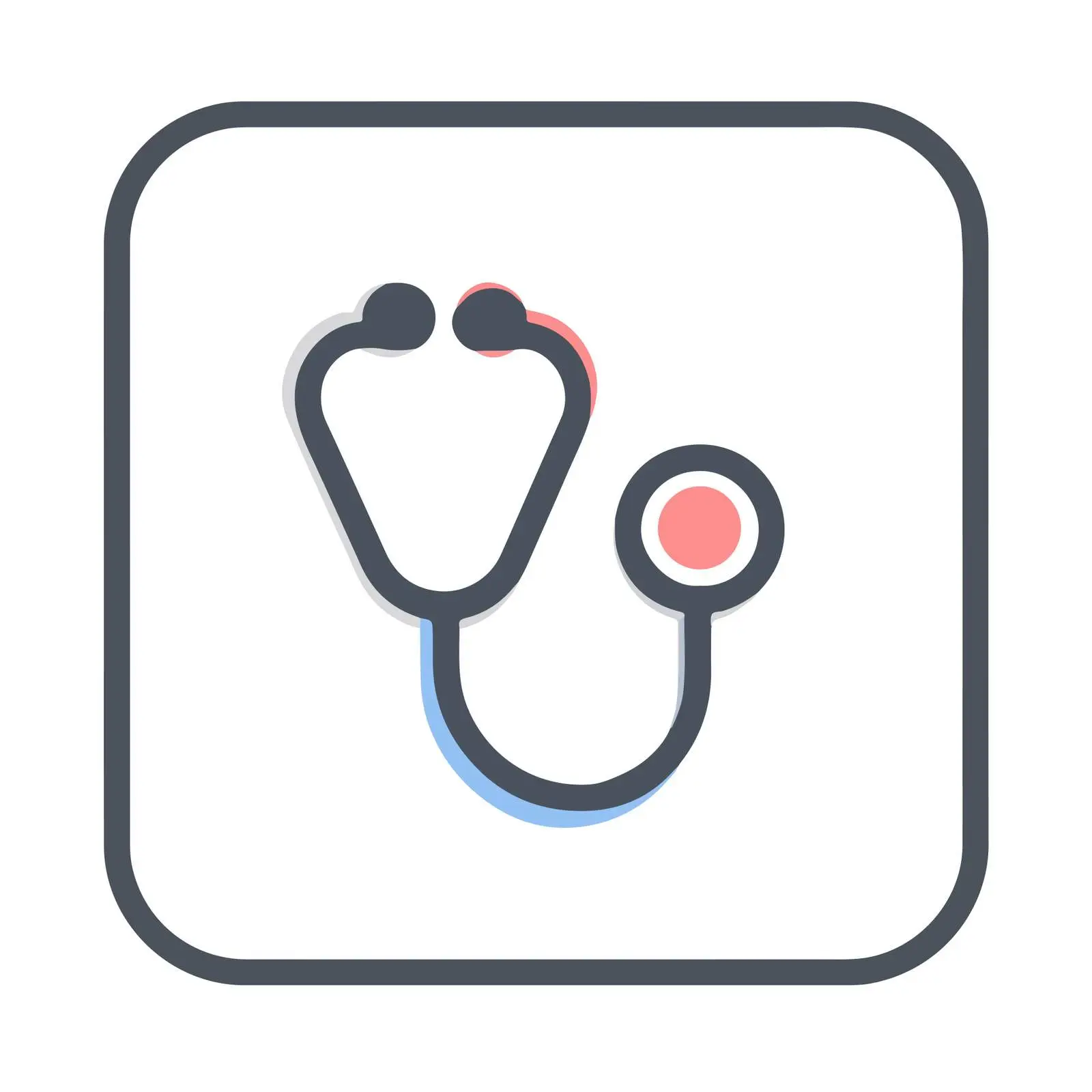 Medical Stethoscope Icon Design — free download from Dotvec