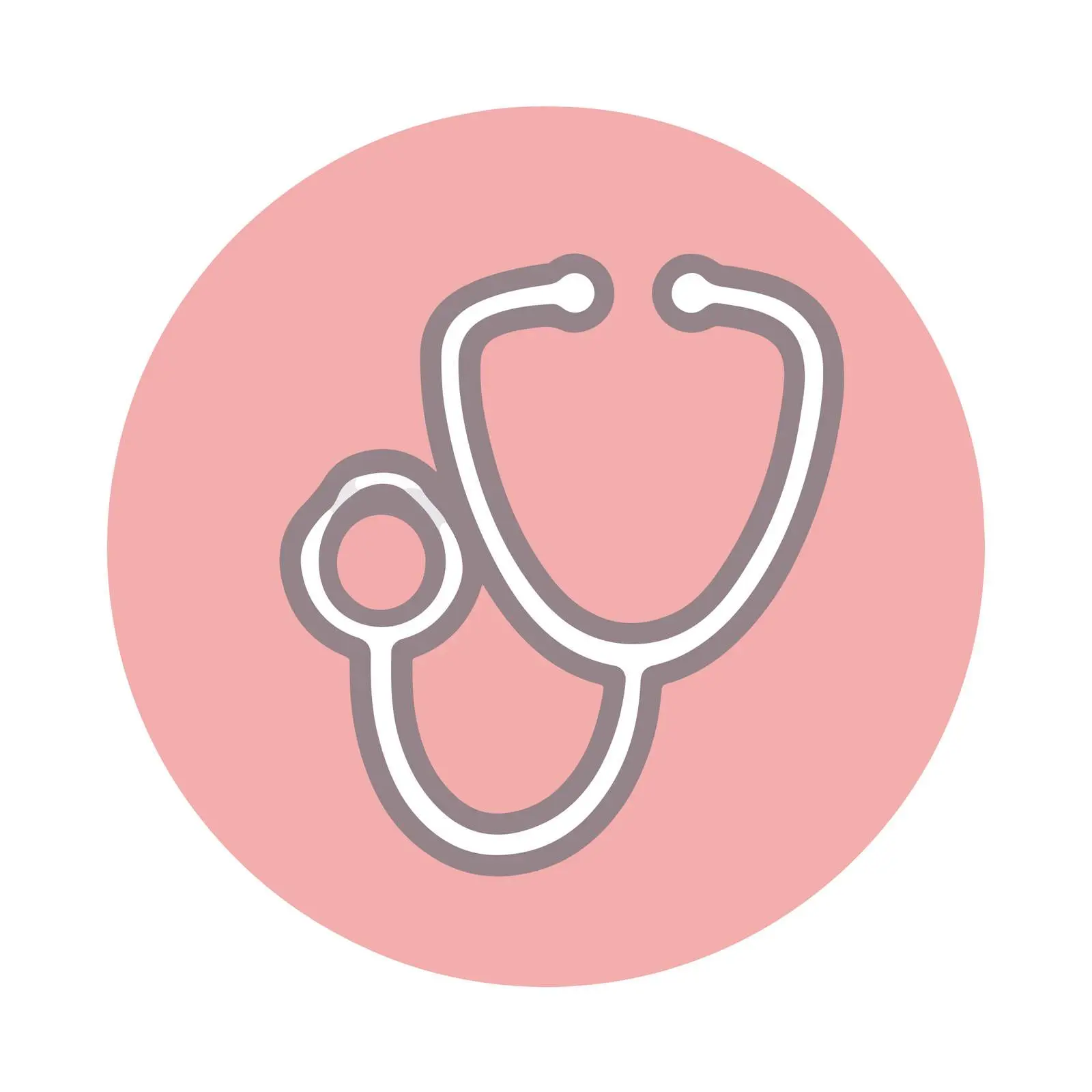 Minimal Stethoscope Icon — free download from Dotvec