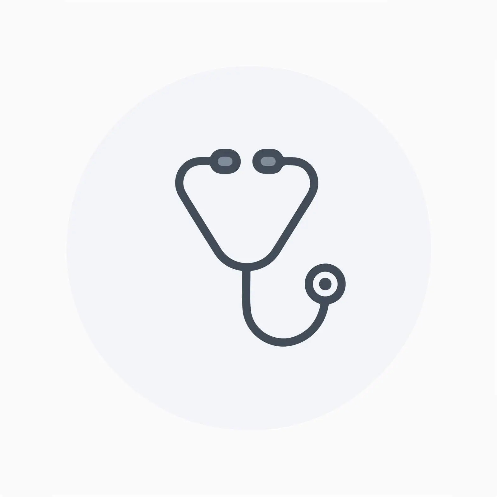 Minimal Stethoscope Icon — free download from Dotvec