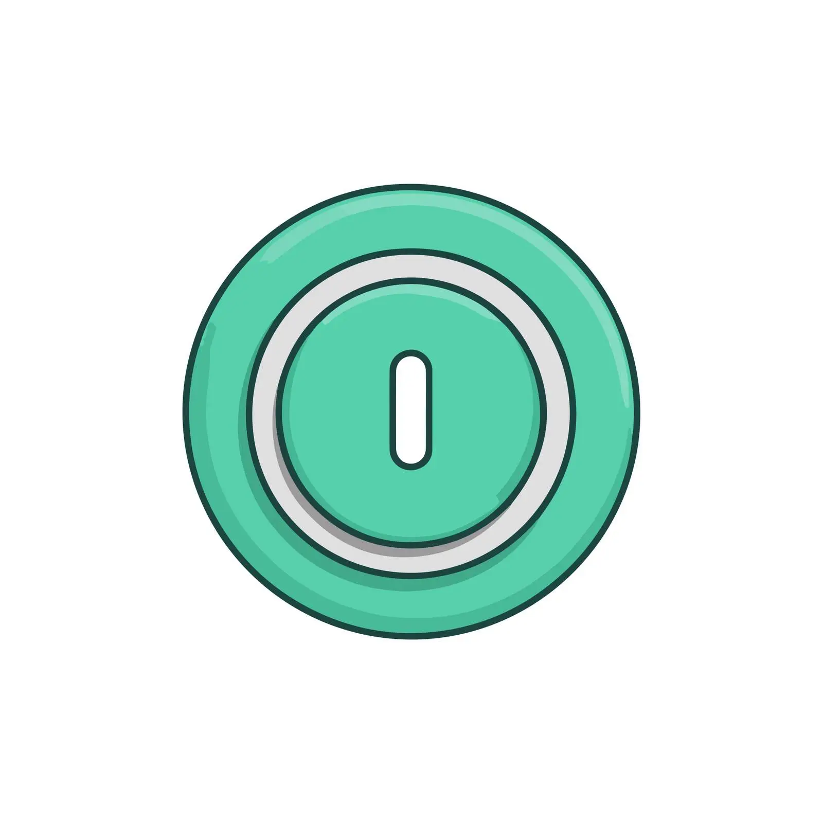 Stop Button Icon Design — free download from Dotvec
