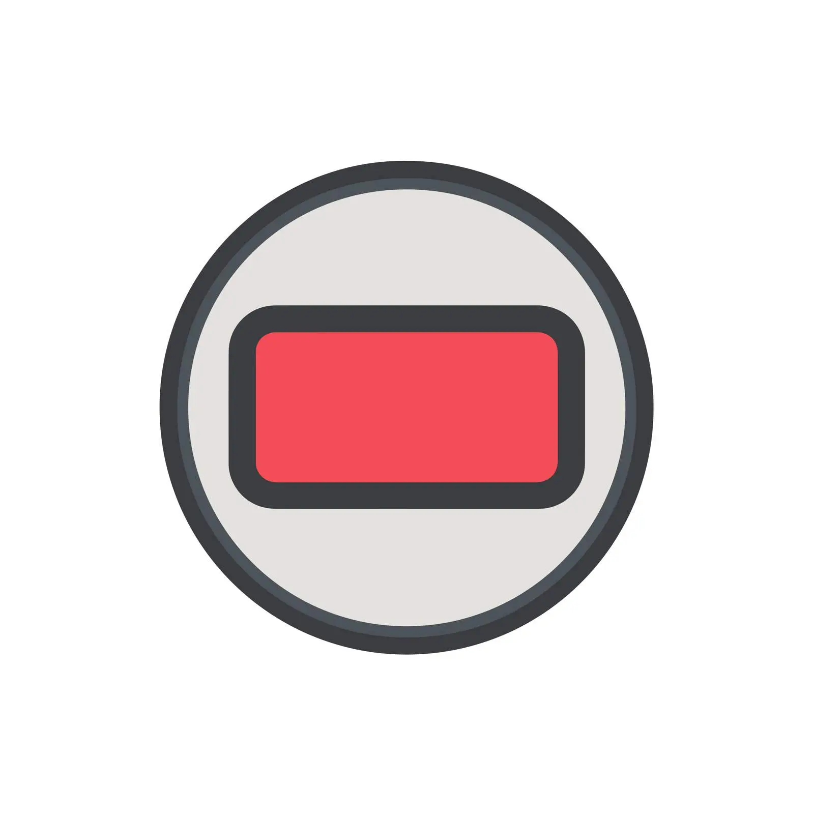 Stop Button Icon Design — free download from Dotvec
