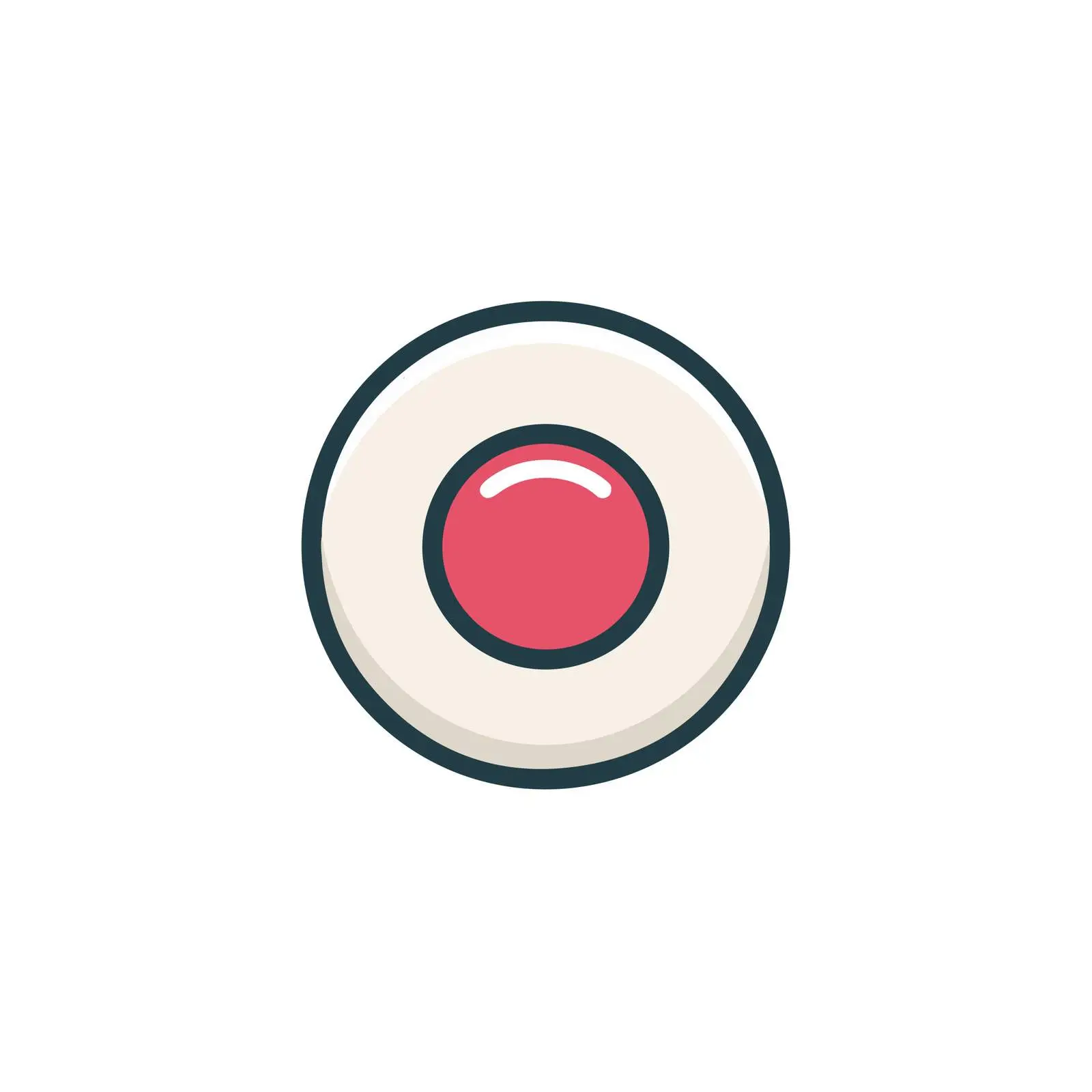 Outline Stop Button Icon — free download from Dotvec
