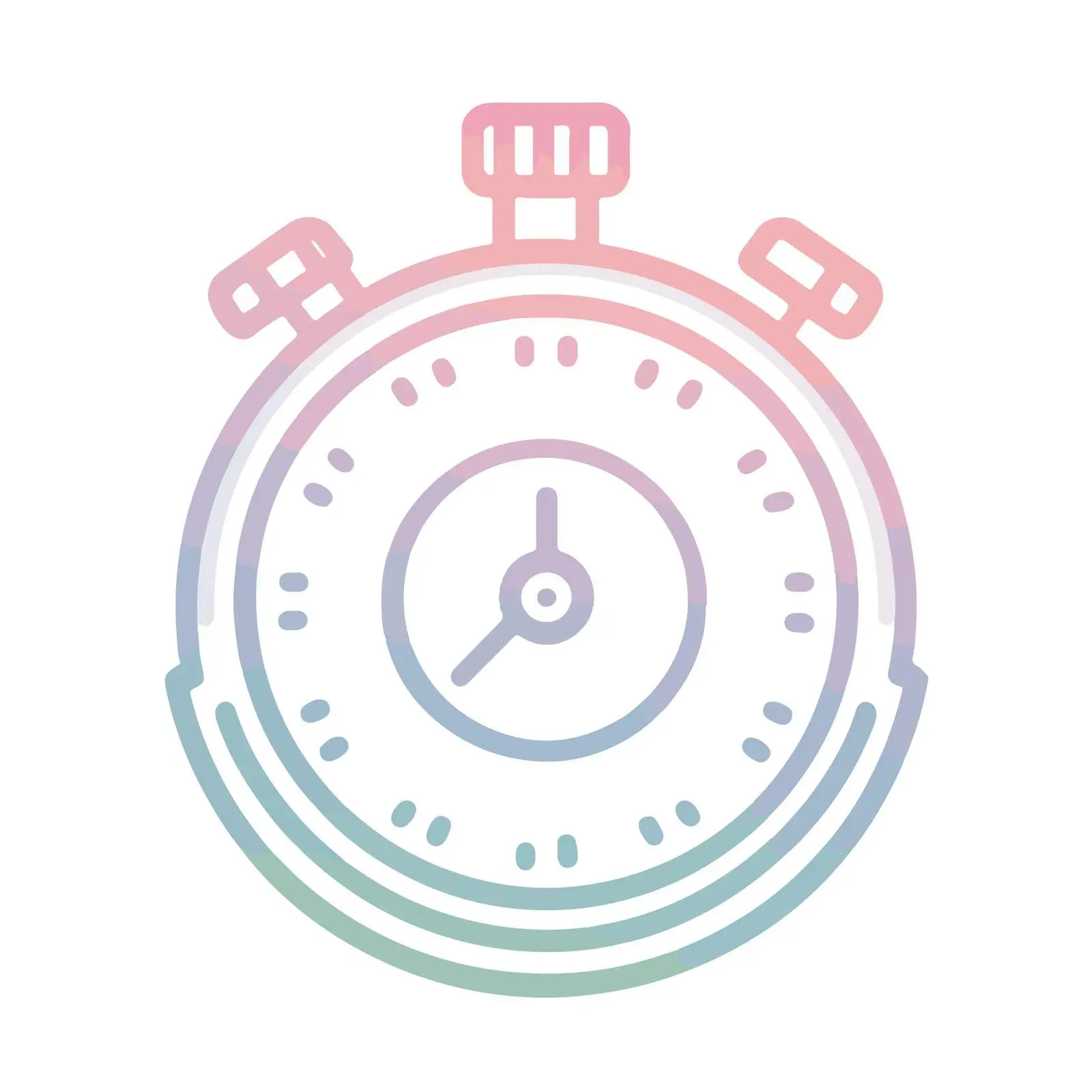 Flat Stopwatch Icon Design — free download from Dotvec