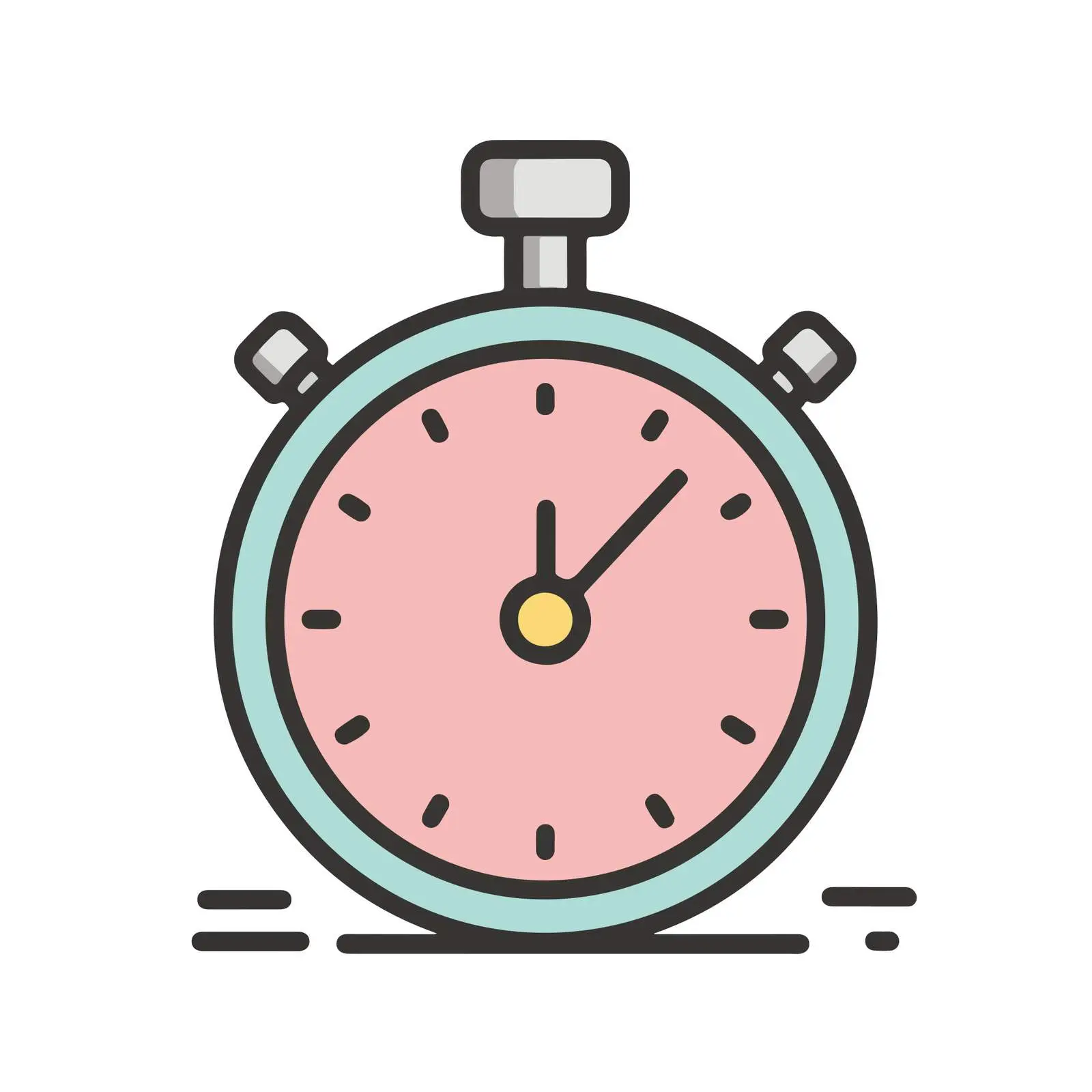 Minimal Stopwatch Icon — free download from Dotvec