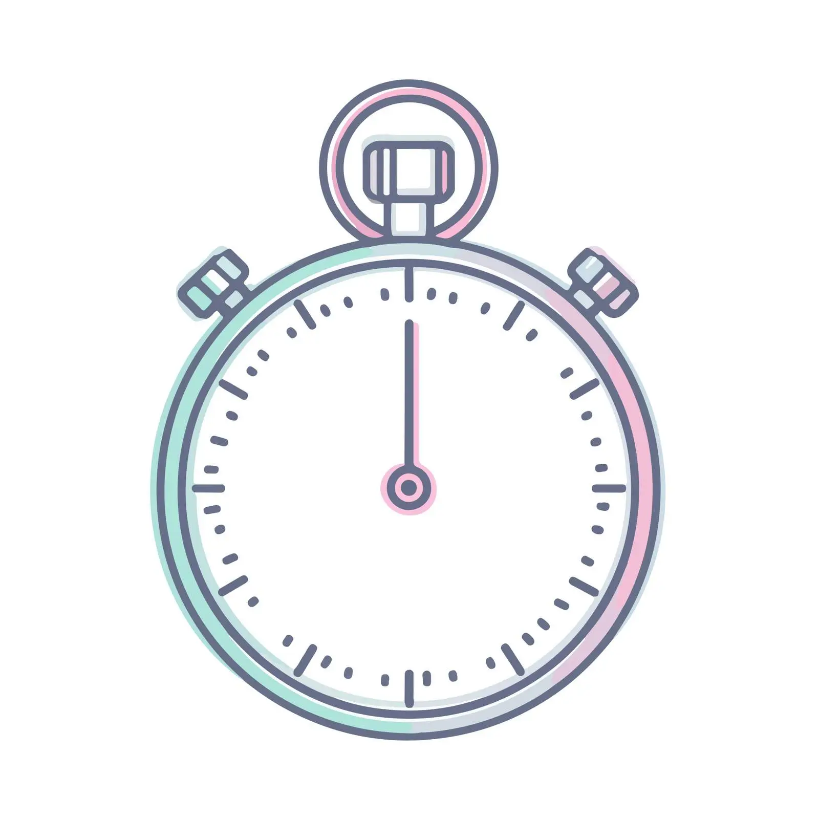 Sleek Stopwatch Icon — free download from Dotvec