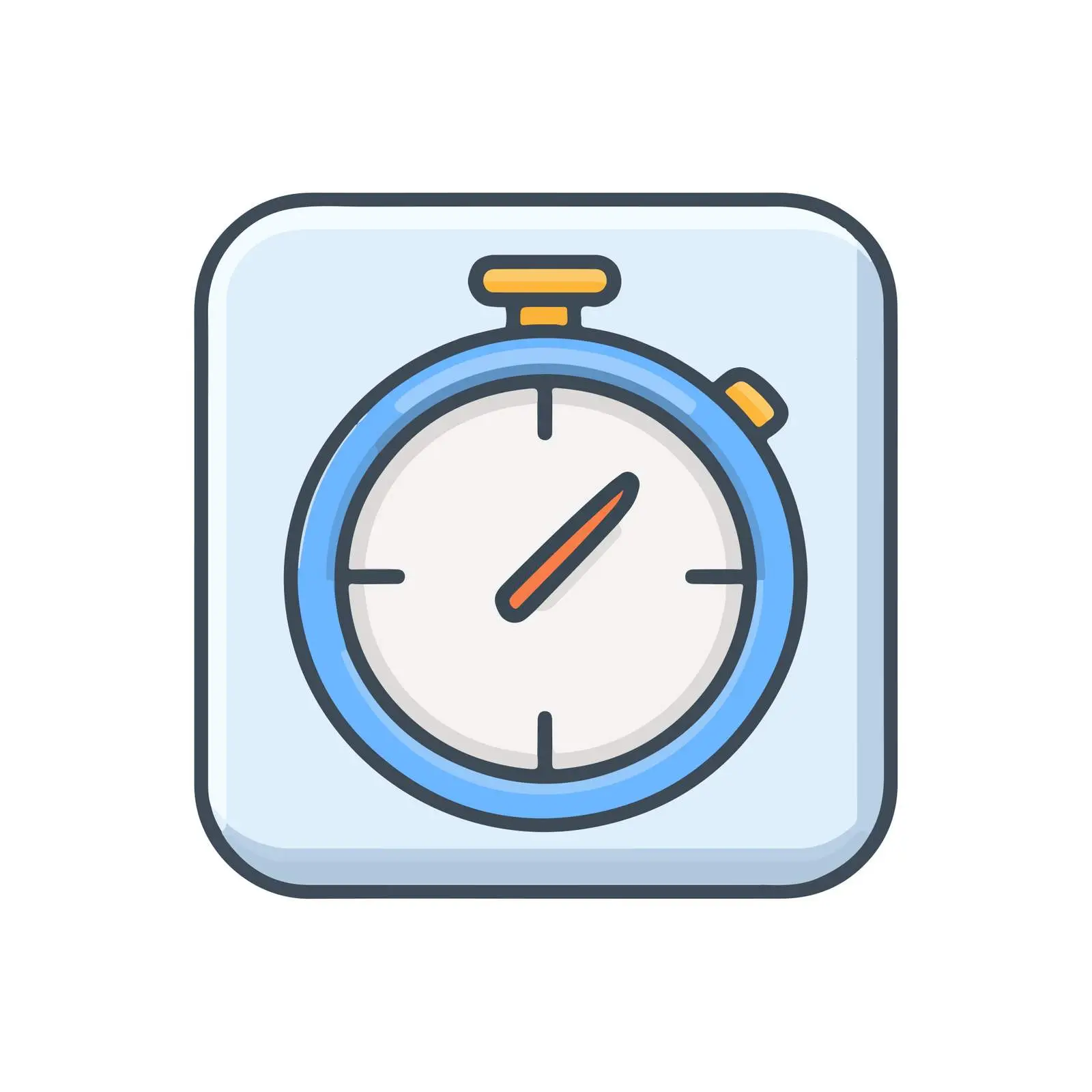 Geometric Stopwatch Icon — free download from Dotvec