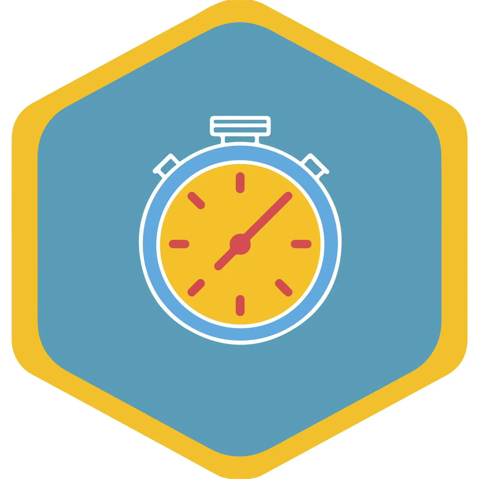 Stopwatch Flat Icon — free download from Dotvec