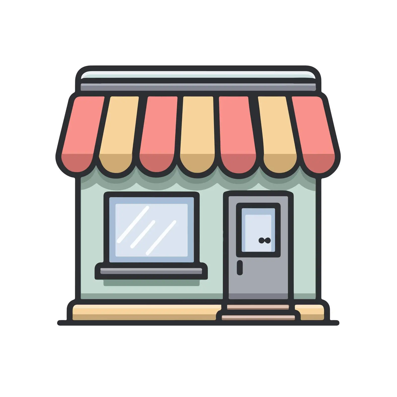 Modern Storefront Icon — free download from Dotvec
