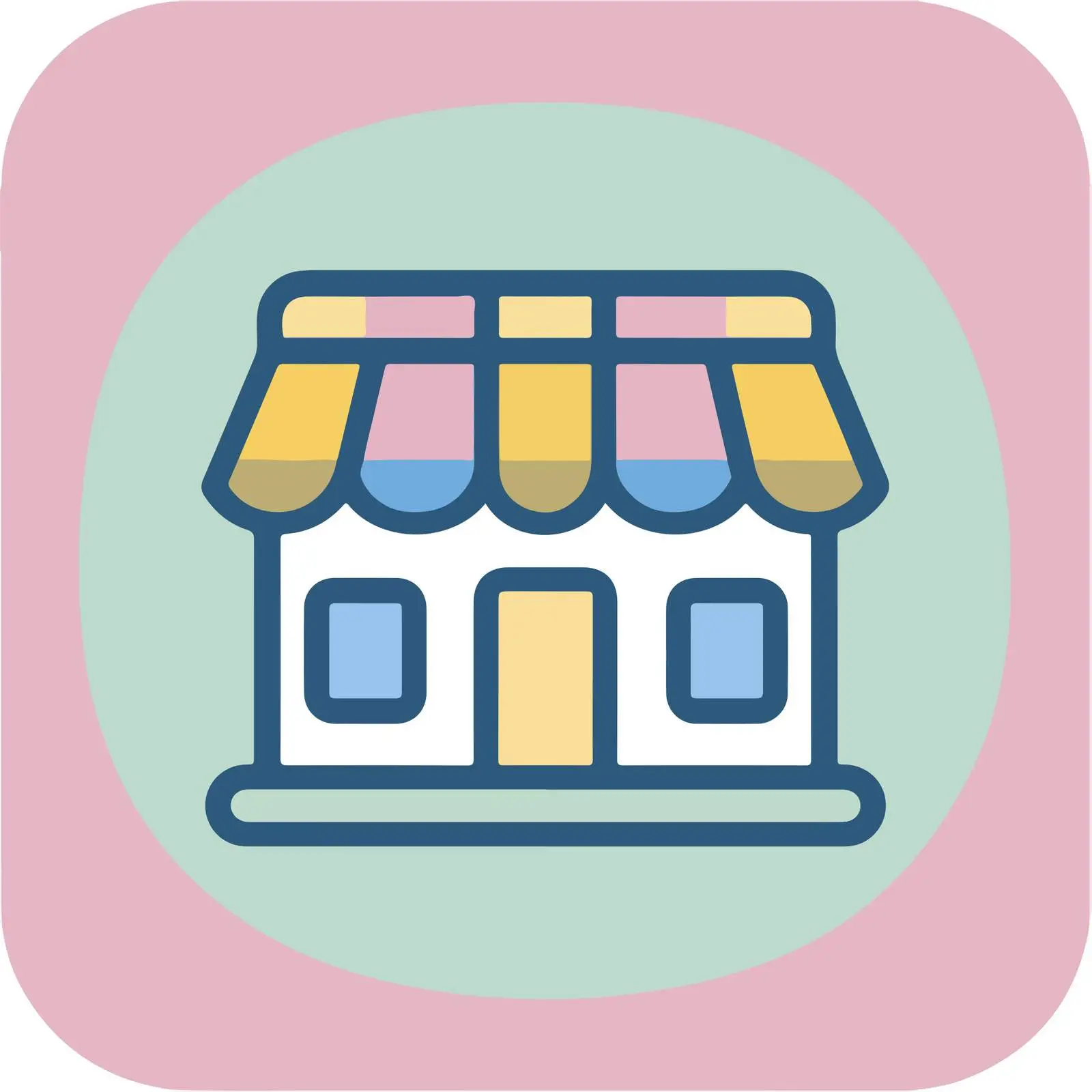 Outline Storefront Pictogram Icon — free download from Dotvec