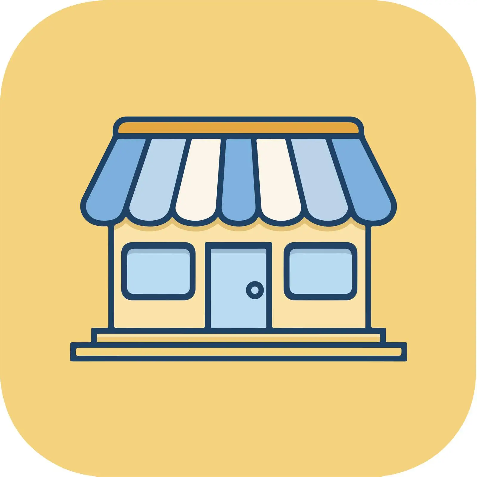 Storefront Pictogram Icon — free download from Dotvec