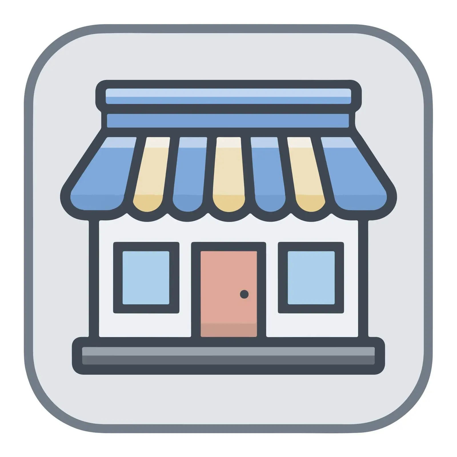 Minimal Storefront Icon — free download from Dotvec