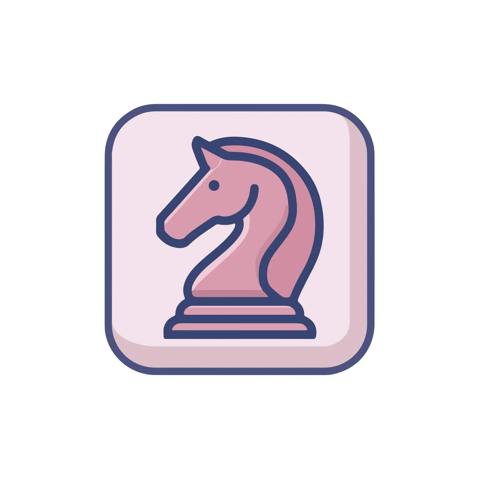 Chess Knight Strategy Icon — free download from Dotvec