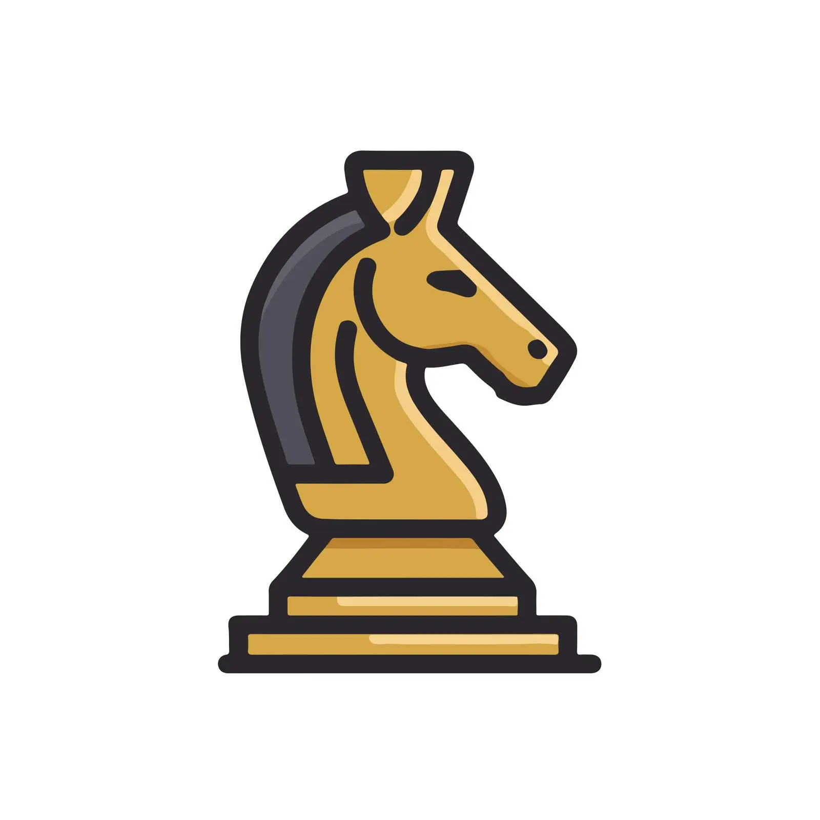 Strategic Chess Knight Icon — free download from Dotvec
