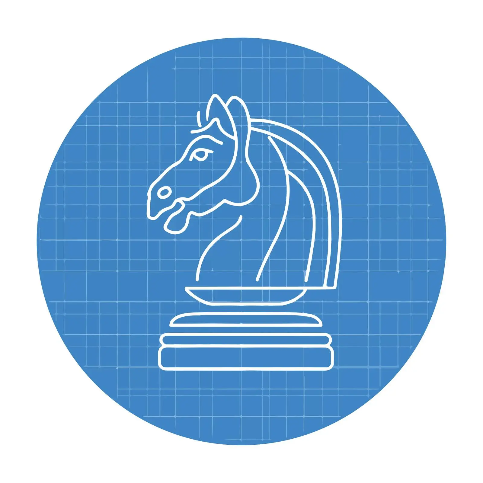 Chess Knight Strategy Icon — free download from Dotvec