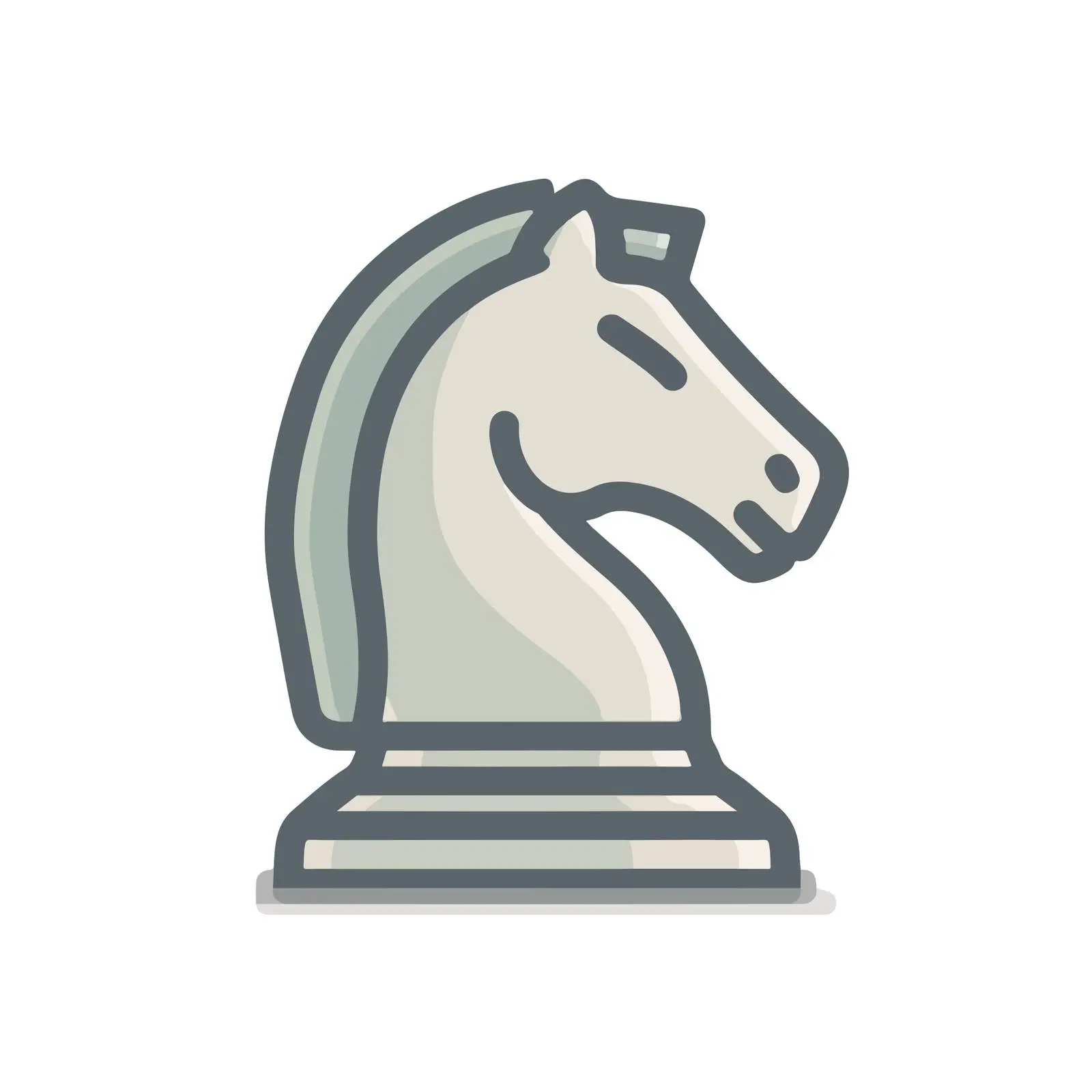 Chess Knight Strategy Icon — free download from Dotvec