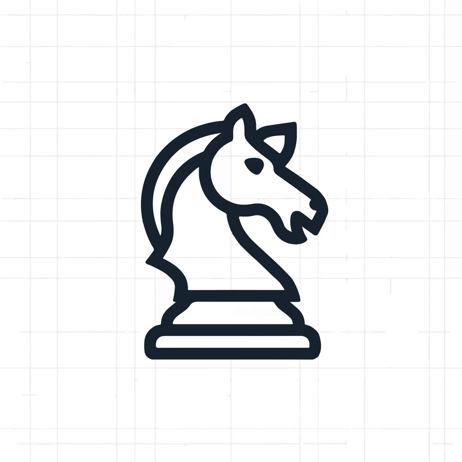 Chess Knight Strategy Pictogram Icon — free download from Dotvec