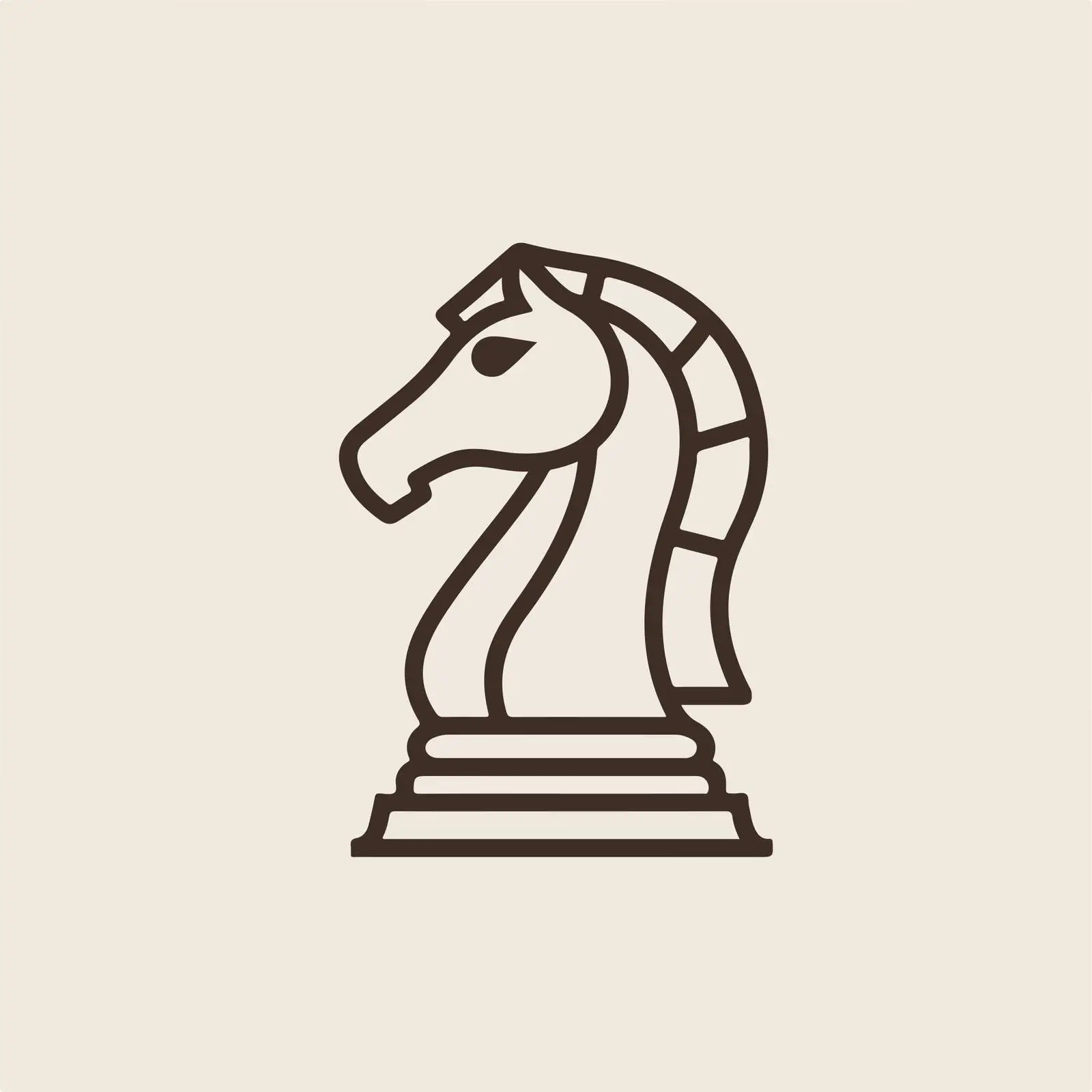 Chess Knight Strategy Pictogram Icon — free download from Dotvec
