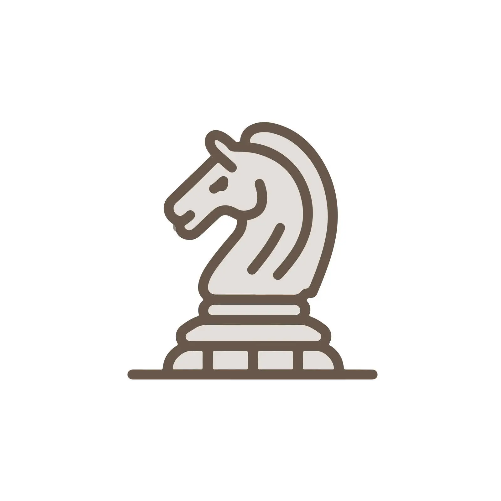 Strategy Chess Knight Icon — free download from Dotvec