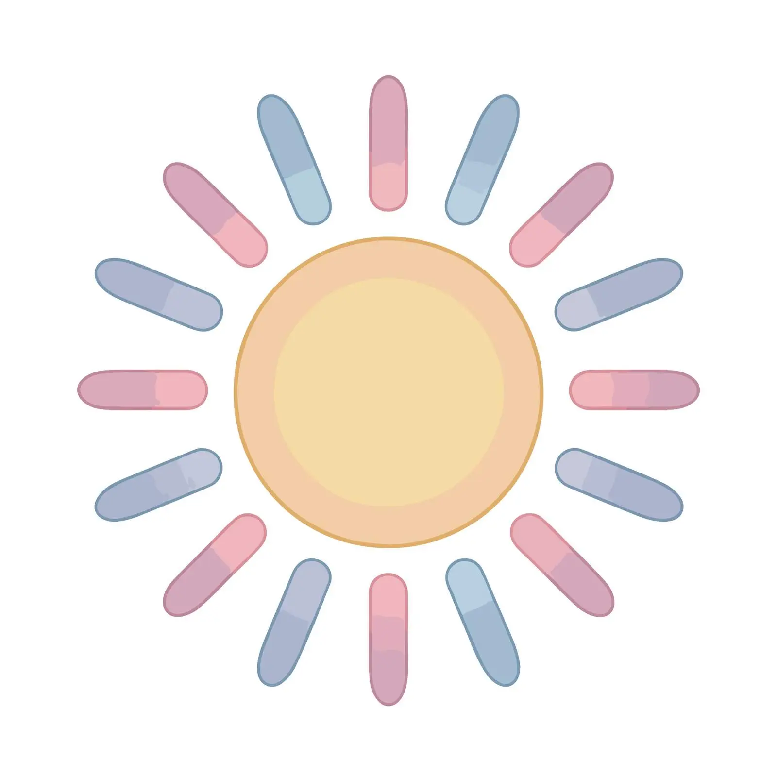 Sun Outline Icon — free download from Dotvec