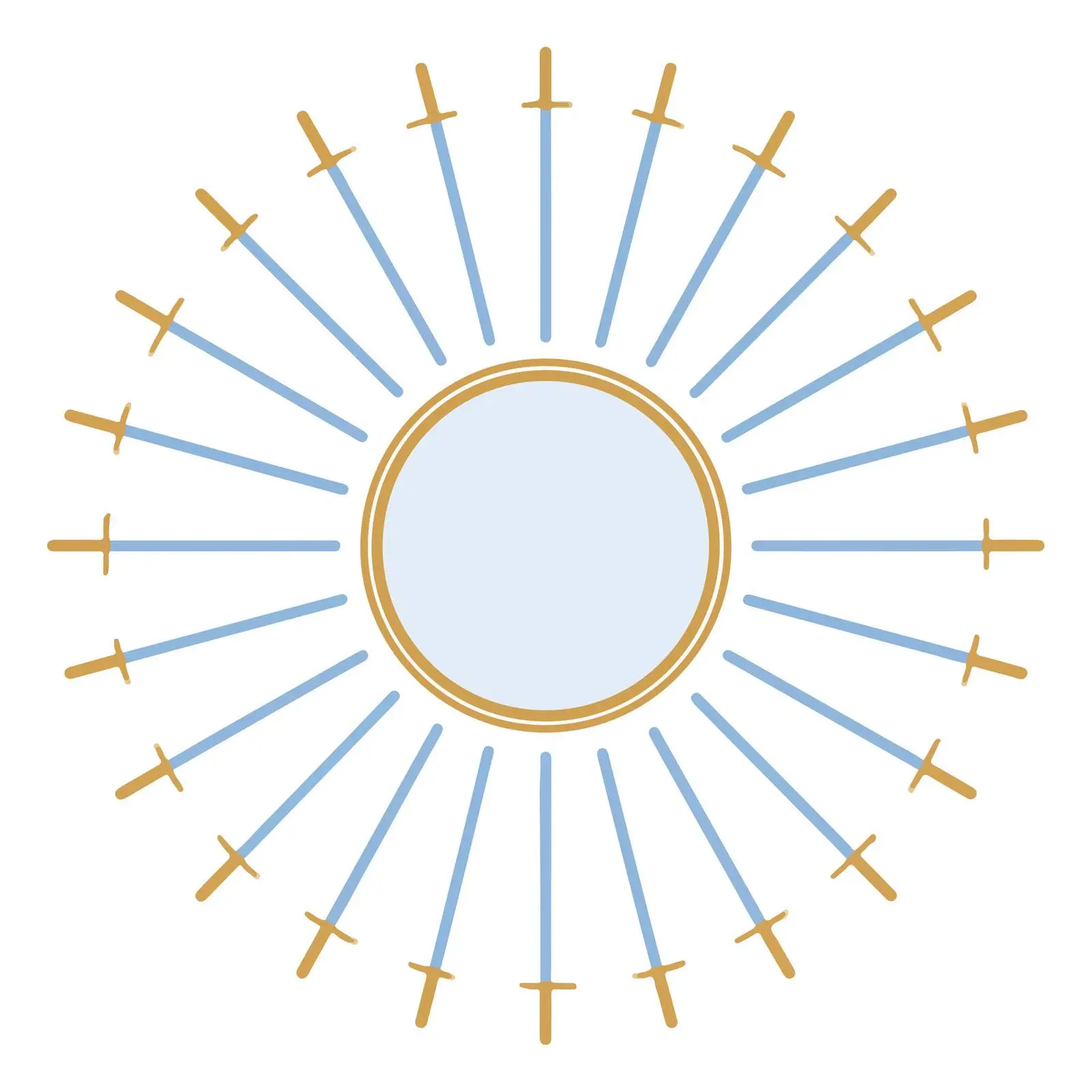 Minimal Sun Icon Design — free download from Dotvec