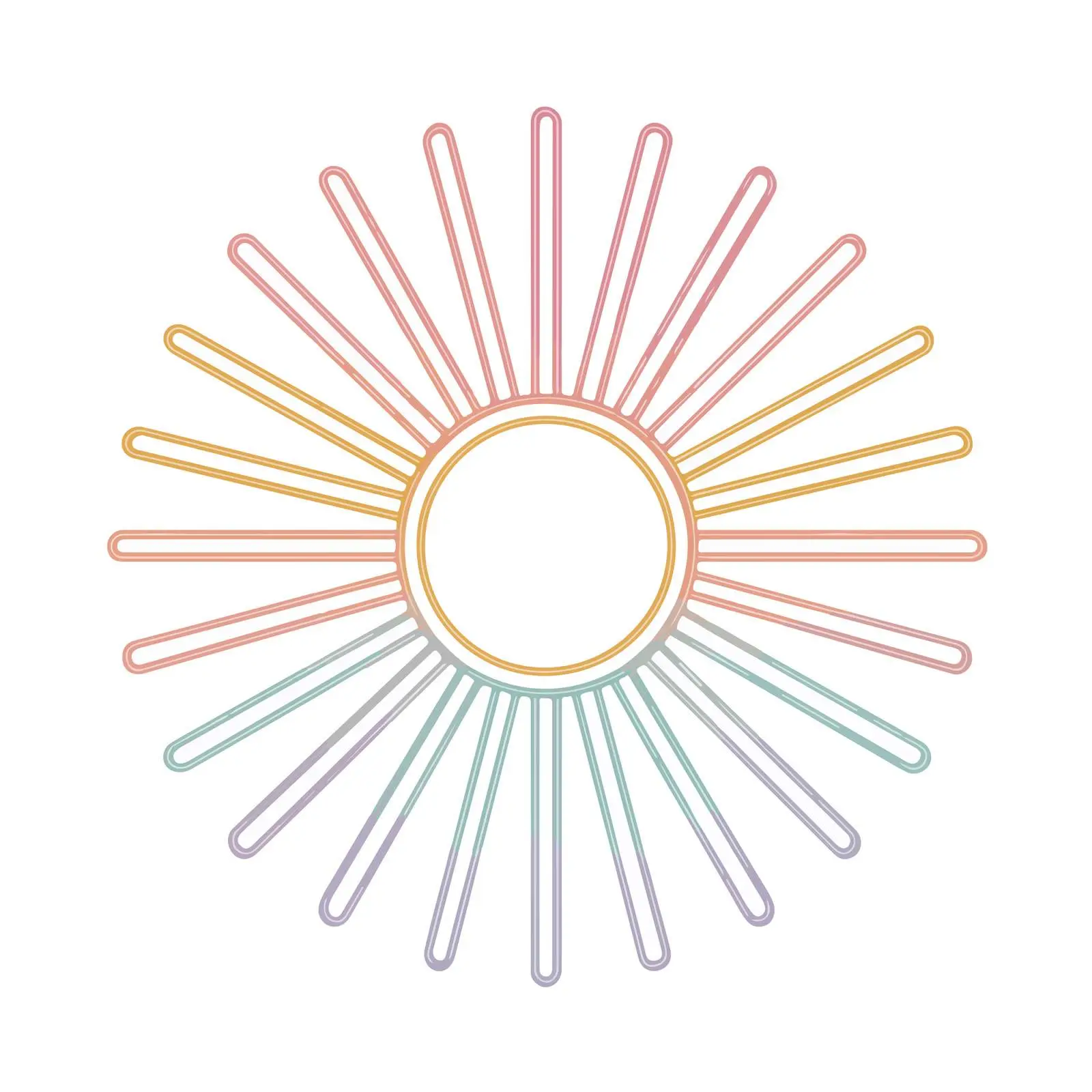 Minimal Sun Icon — free download from Dotvec