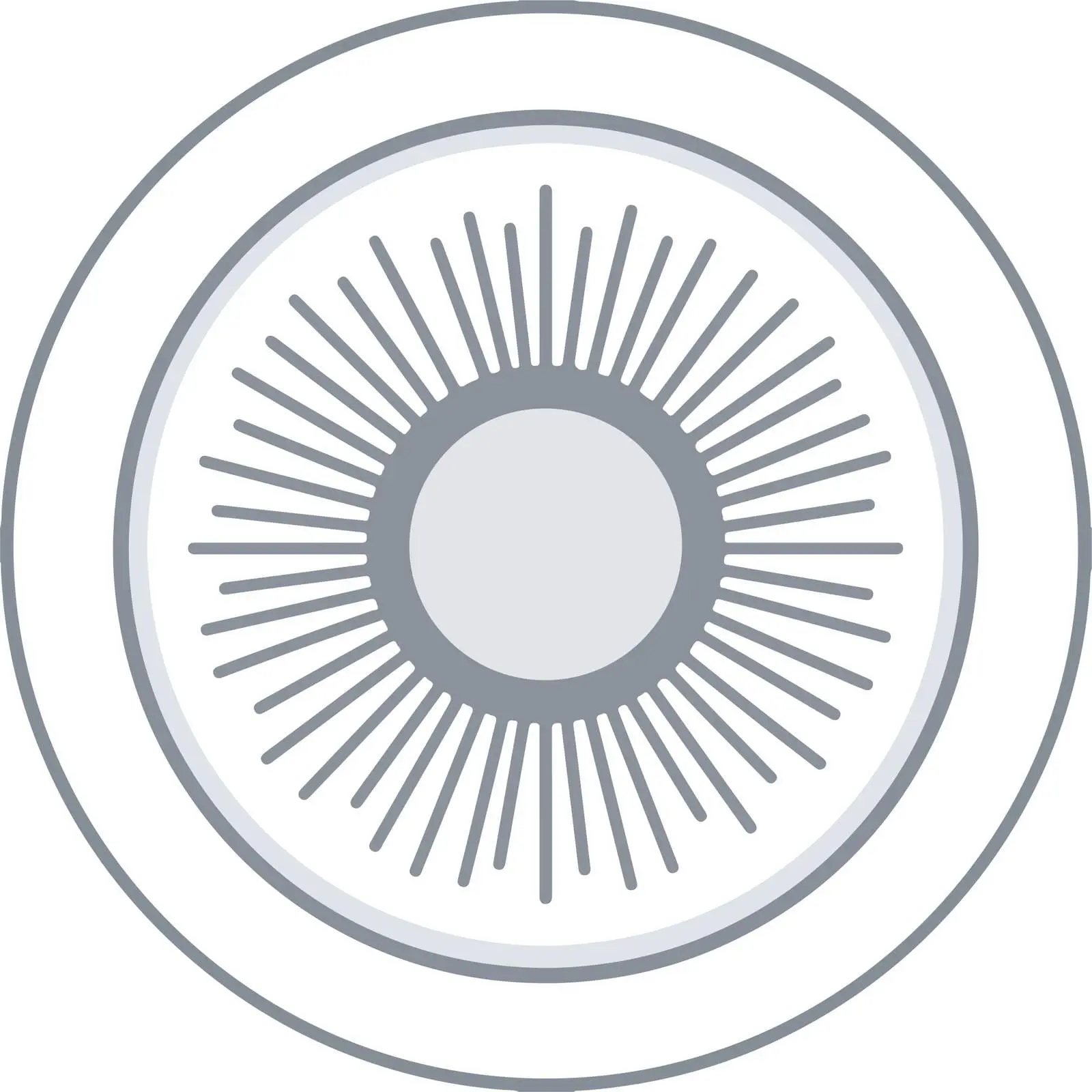 Geometric Sun Icon — free download from Dotvec