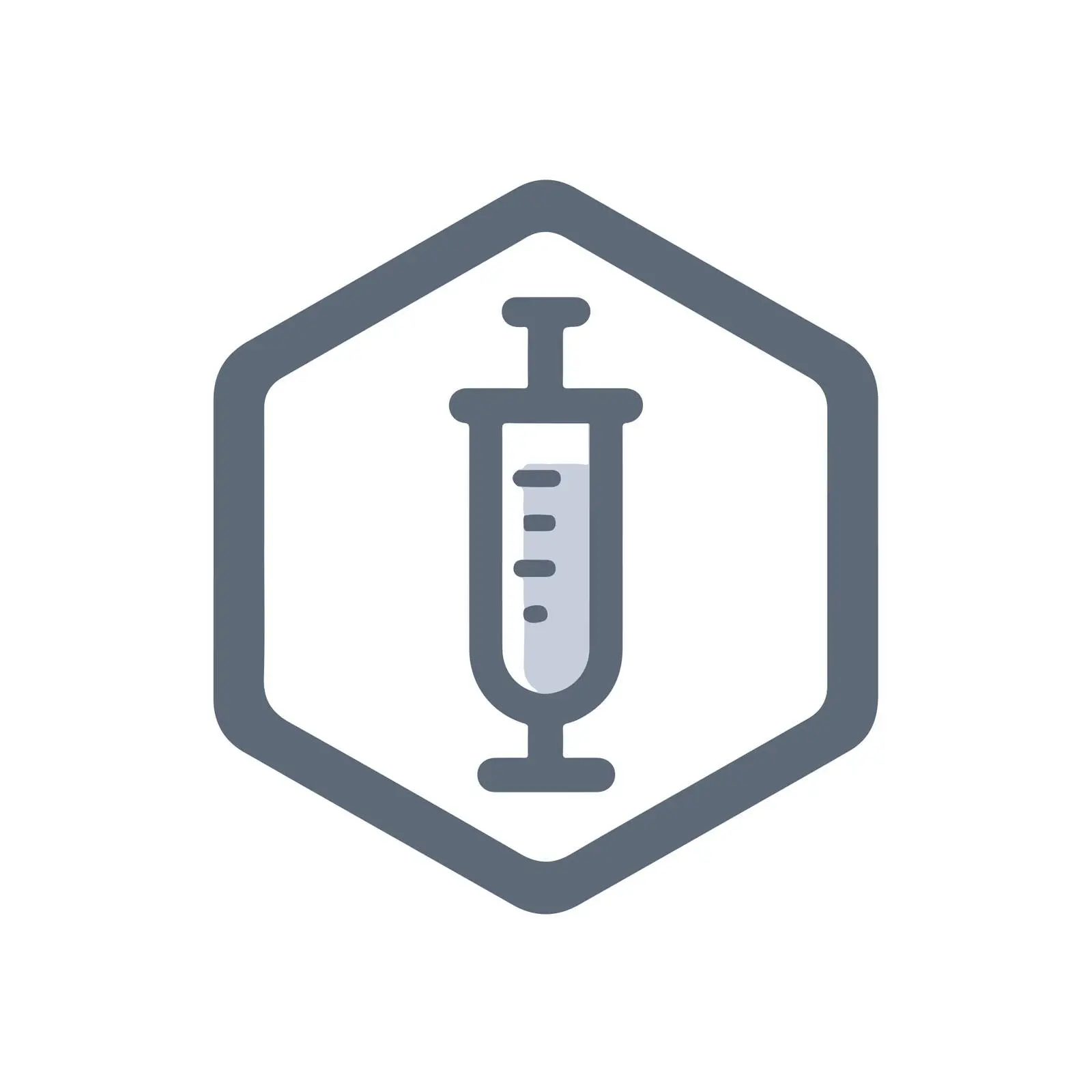 Minimalist Syringe Icon — free download from Dotvec
