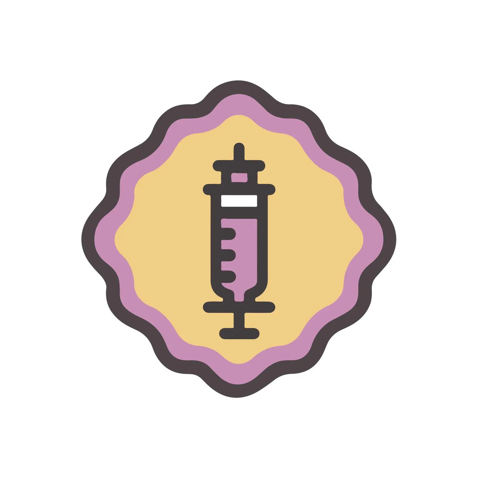 Medical Syringe Icon Design — free download from Dotvec